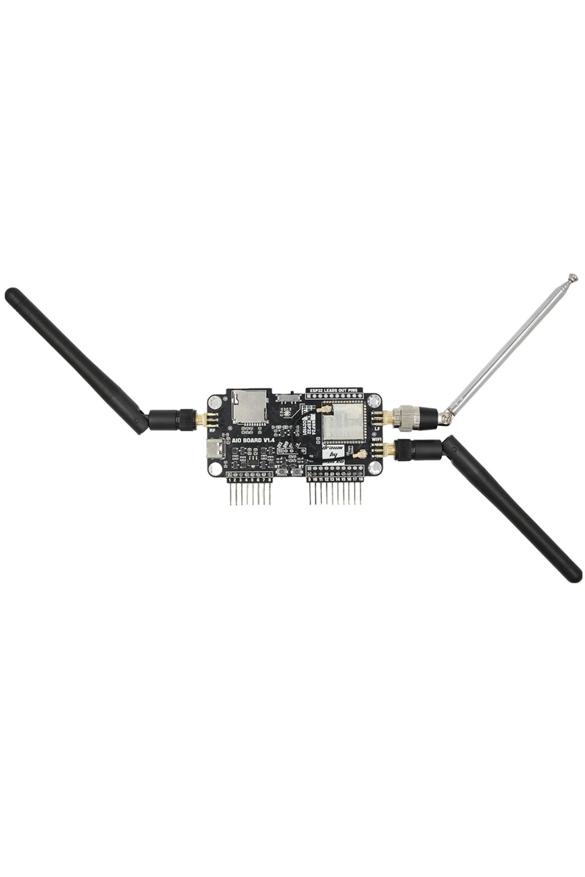 VKTECH-For Flipper Zero Multiboard 3 in 1 Expansion Board 2.4G Module Expansion WiFi NRF24 + ESP32 Expan... 7
