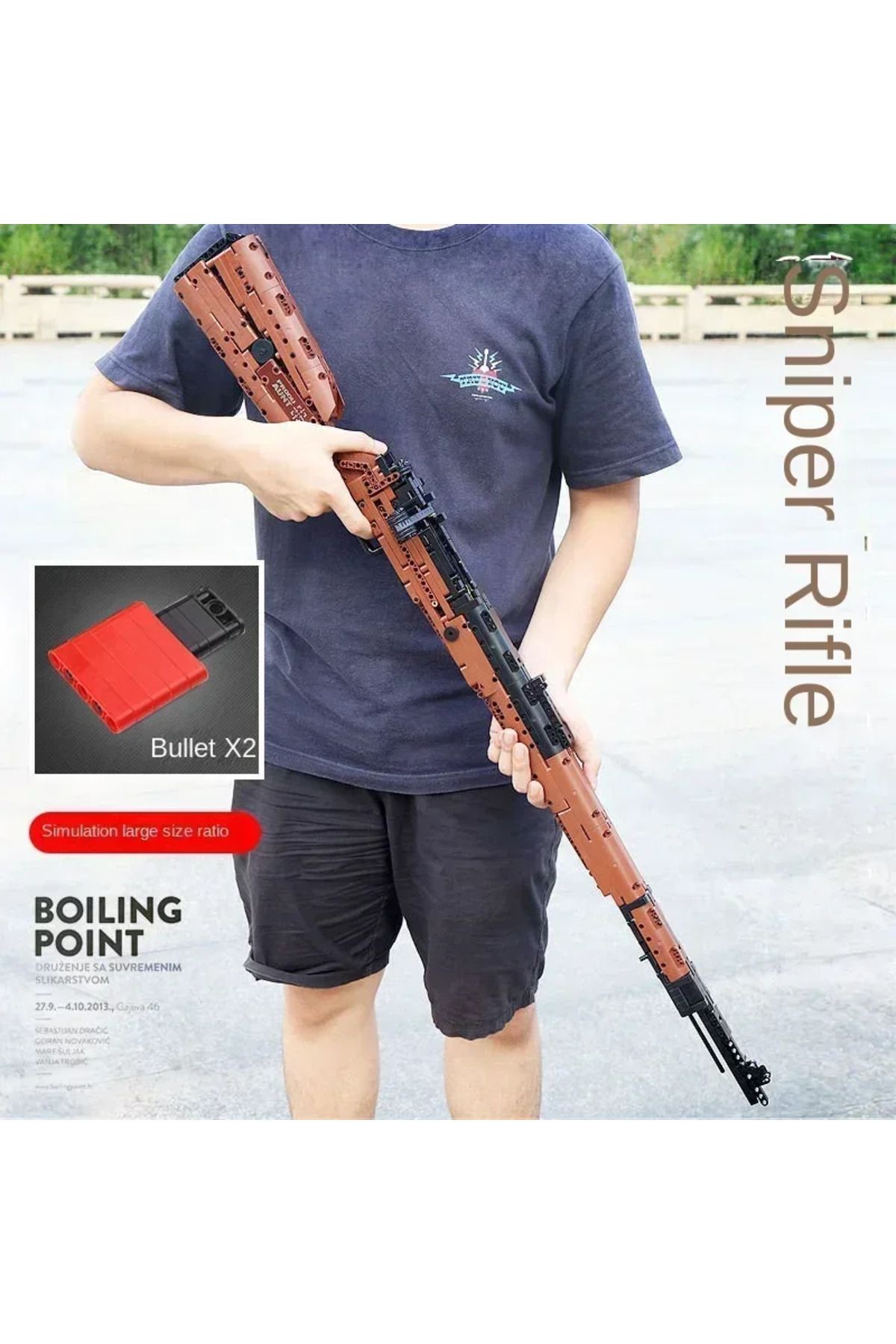 Choice-Mould King Mauser Kar98K Building Block Model WW2 Weapons Series Heavy Sniper Rifle Assemble Bric... 4