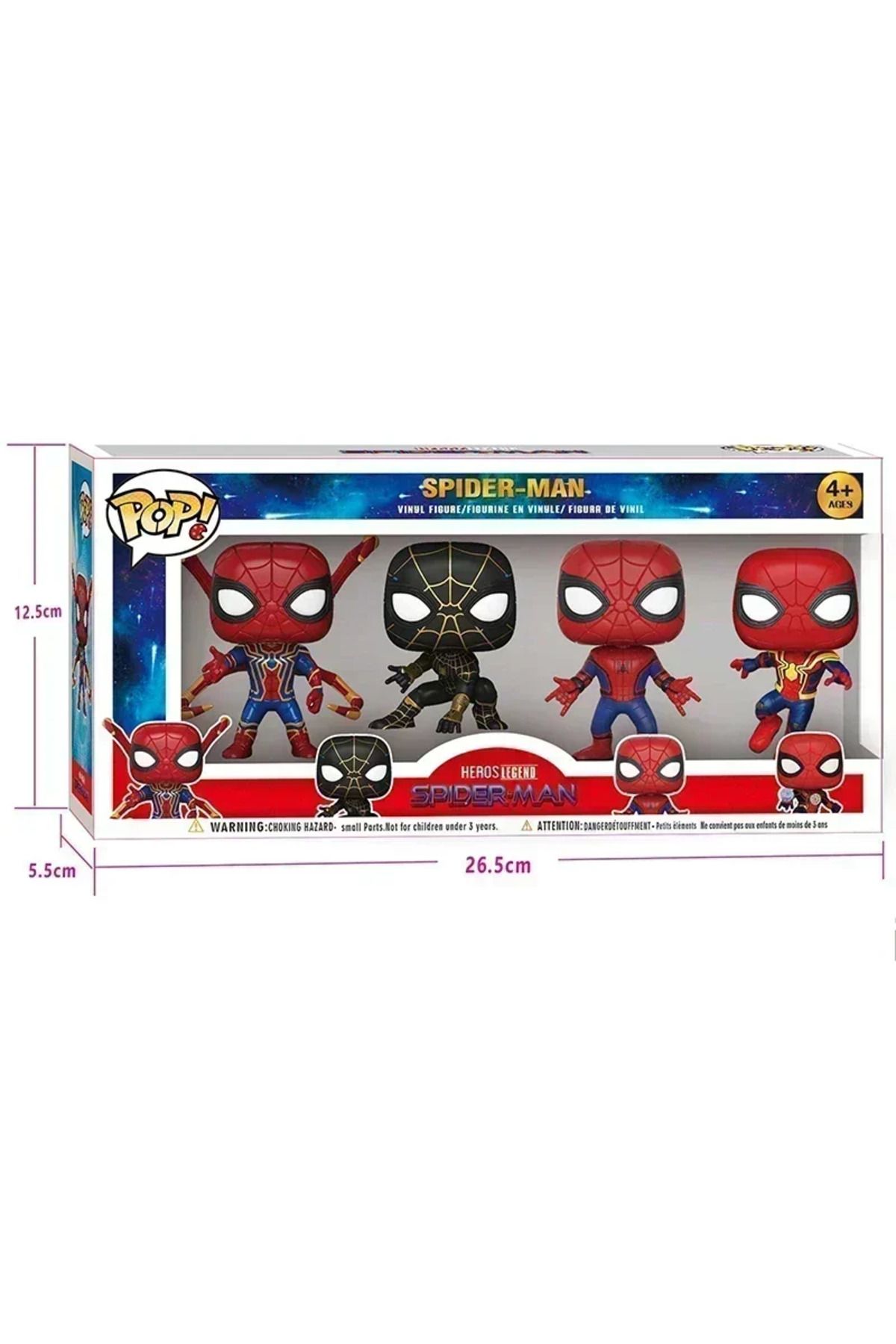 Choice-4PCS/Set NARUTO Spider-Man Action Figures Heroes Peter Parker Kakashi Uzumaki Collectible Model T... 5