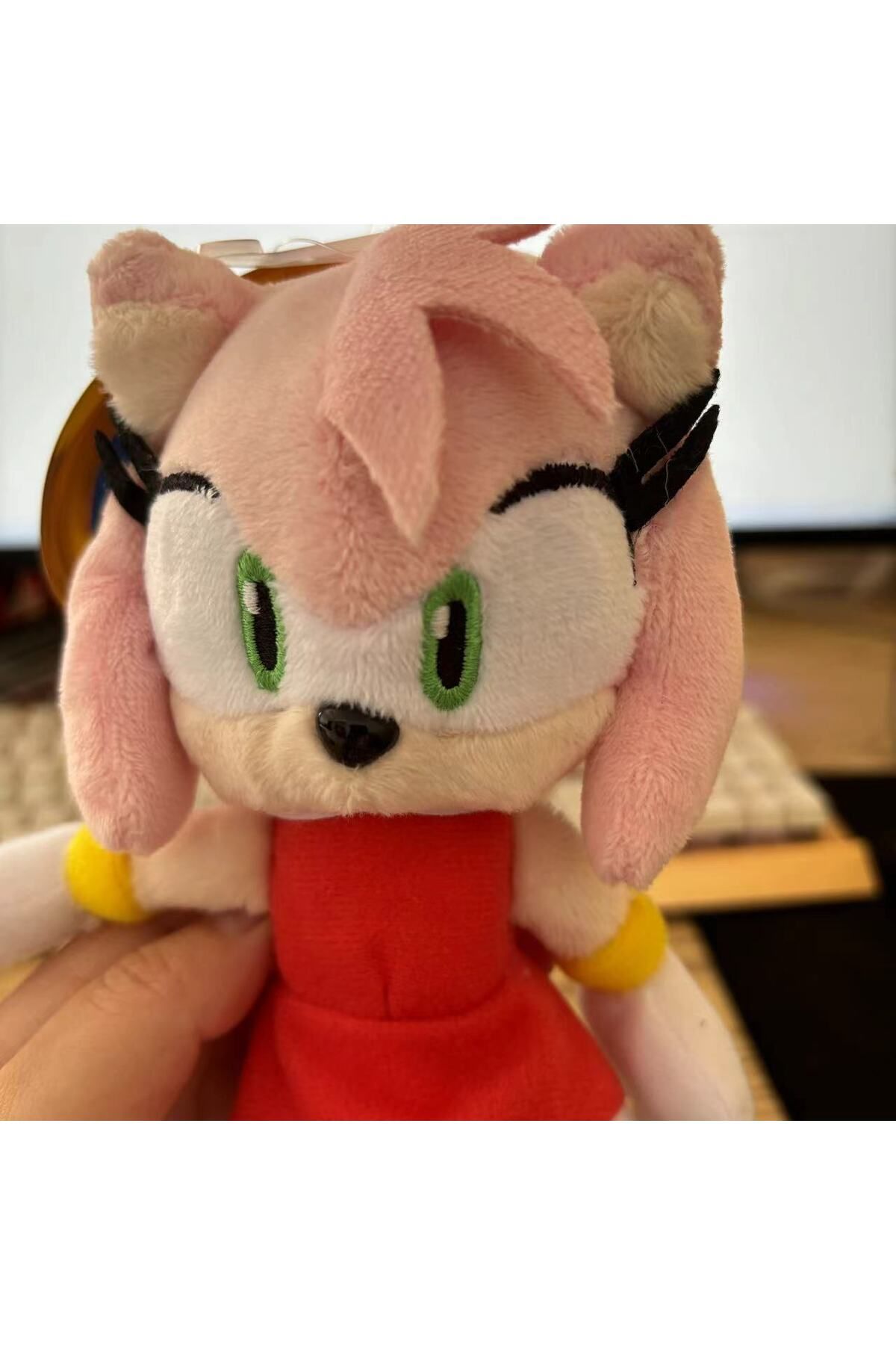 Choice-20CM New Japanese Pink Plush Toy Amy rose  Yellow Double Tails Cute Cartoon Doll Girls Birthday C... 7