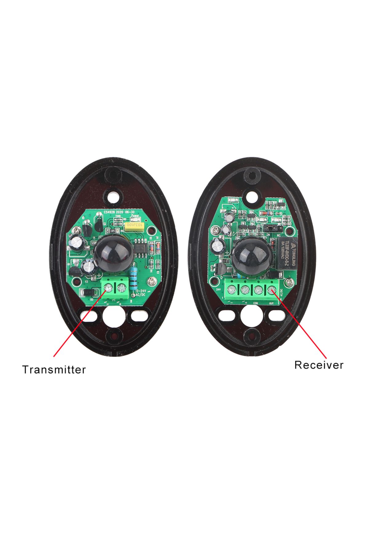 Choice-Single Beam Infrared Radiation Sensor Barrier External Positioning Alarm for Gates Doors Windows 4