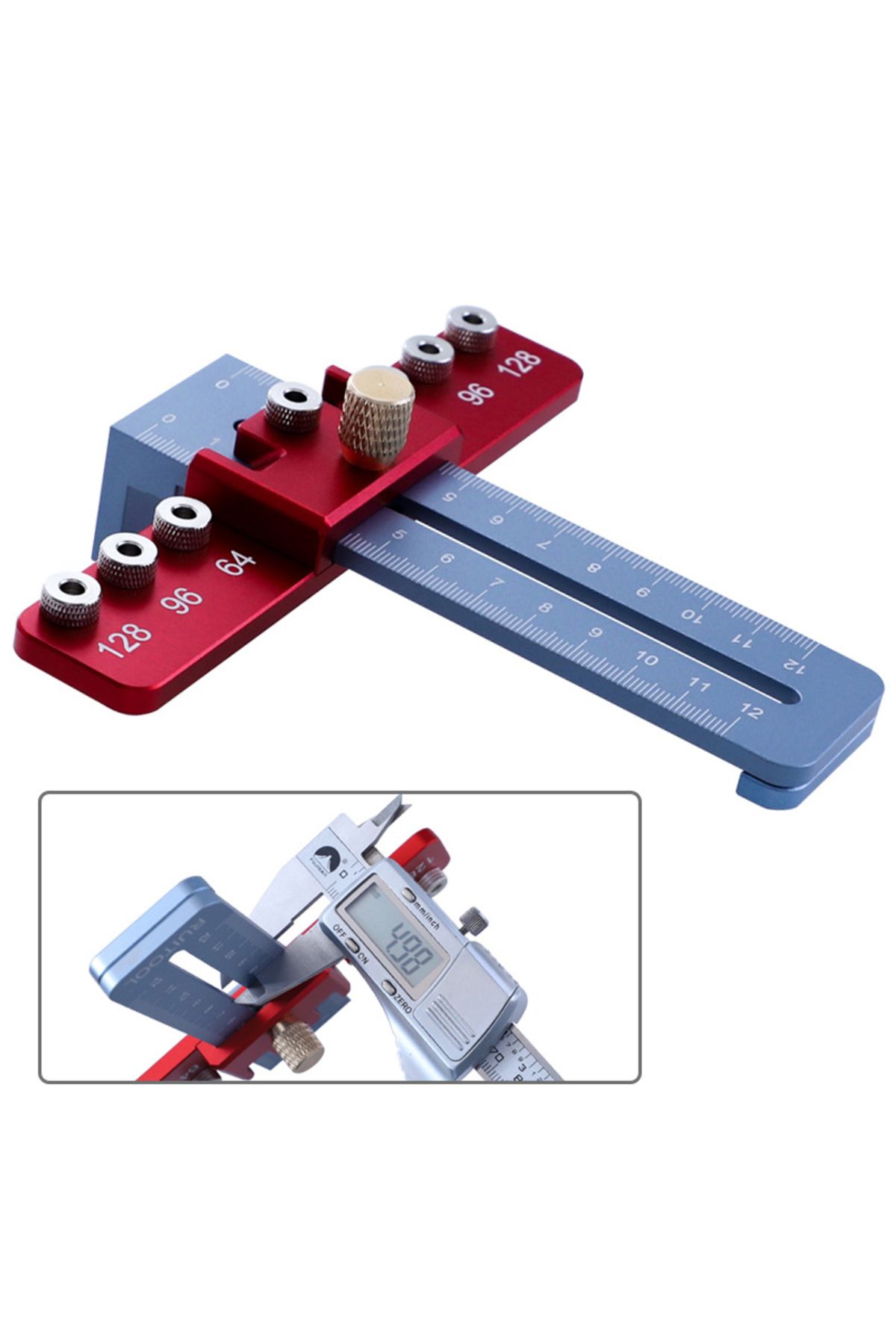 Choice-Cabinet Hardware Jig Kit Woodworking Drawer Door Handle Jig Adjustable Drill Guide Mounting Tool ... 6