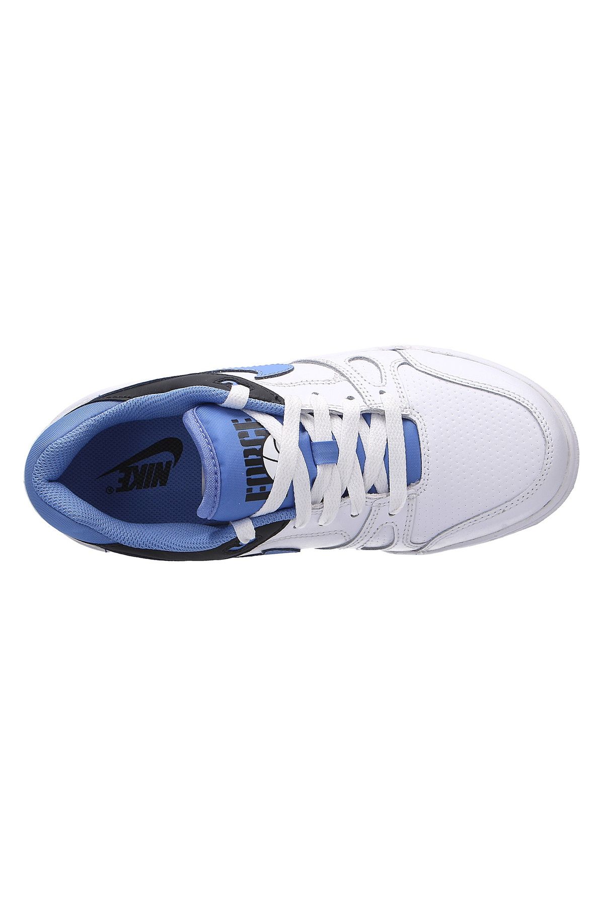 Nike-White Oxford Shoes for Kids 8