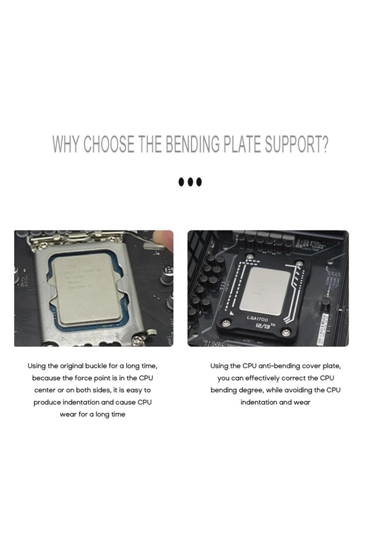 Choice-Coolcirc Aluminum Alloy Frame CPU Bending Correction Fixing Buckle Backplane Bracket For LGA1700 ... 4