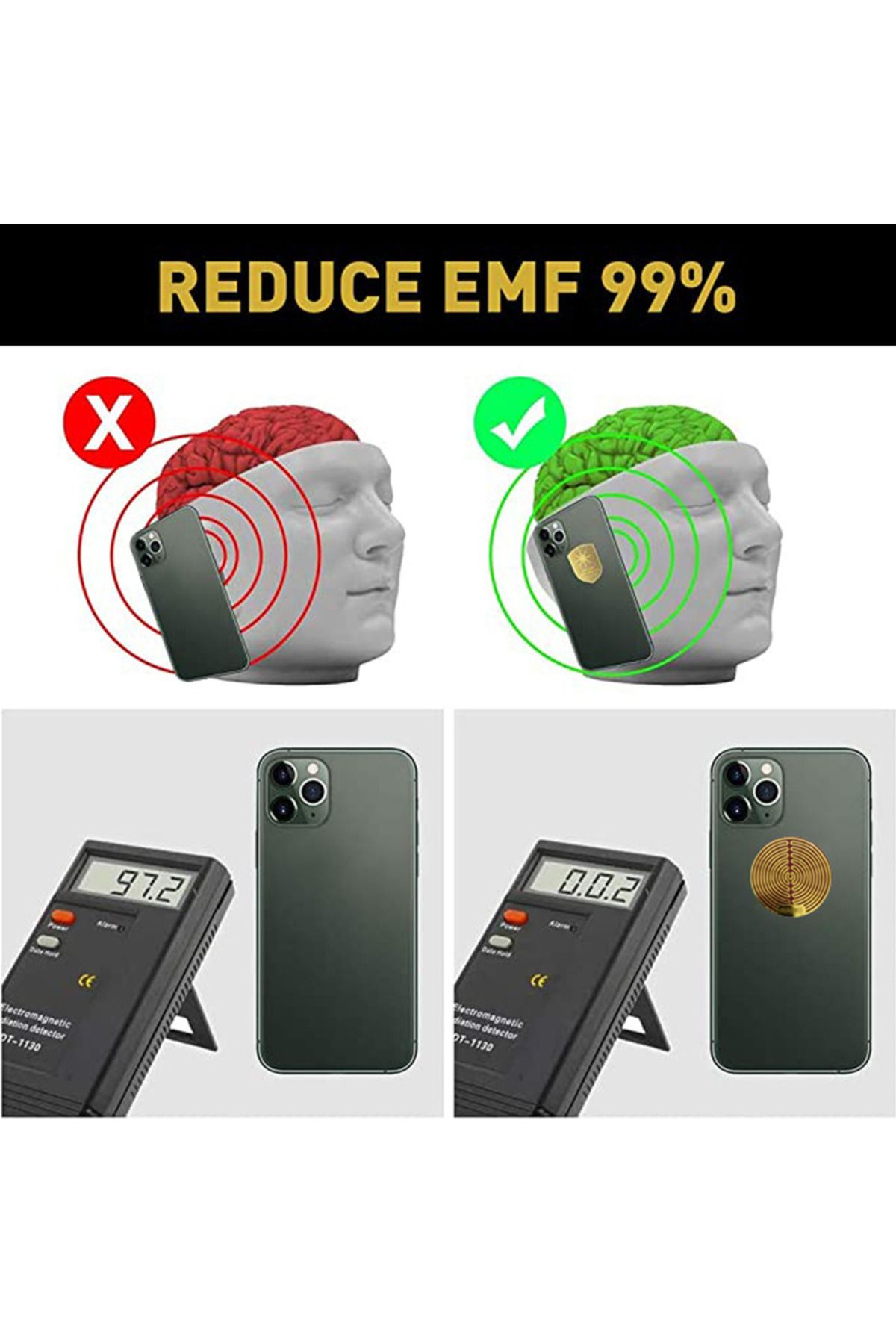 Choice-Emf Protection 1 Pc Emf Protection Anti-radiation Stickers Cell Phone Shields For Smart Phone Laptop 2