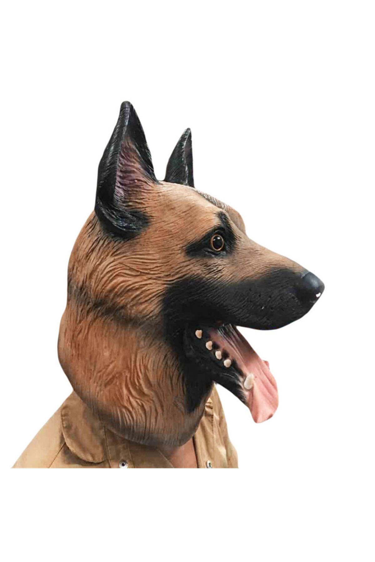 Choice-Dog Head Mask Halloween Party Dog Costume Masks Mask Super Bowl Underdog Costume Latex Animal Hea... 6