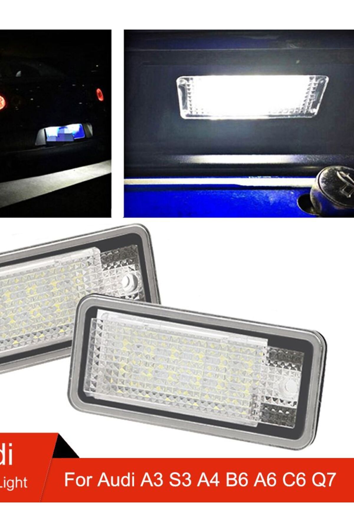 Choice-2 قطعة LED لوحة أرقام ضوء لأودي A3 A4 S4 RS4 B6 B7 A6 RS6 S6 C6 S5 Q7 A8 S8 أفانت Canbus خطأ... 7