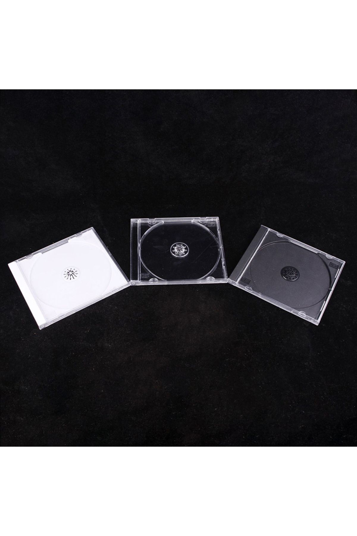 Choice-1PC Empty CD Case Standard Disc Storage Box Transparent Bottom CD Box PP Plastic CD Case CD Case ... 4