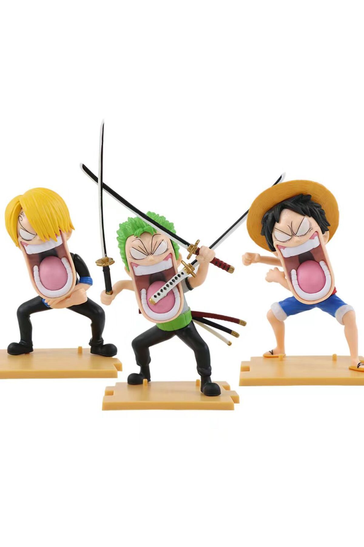 Choice-15cm Animation One Piece Luffy Figures Sanji Monkey D Luffy Roronoa Zoro Action Figure The Hungry... 8