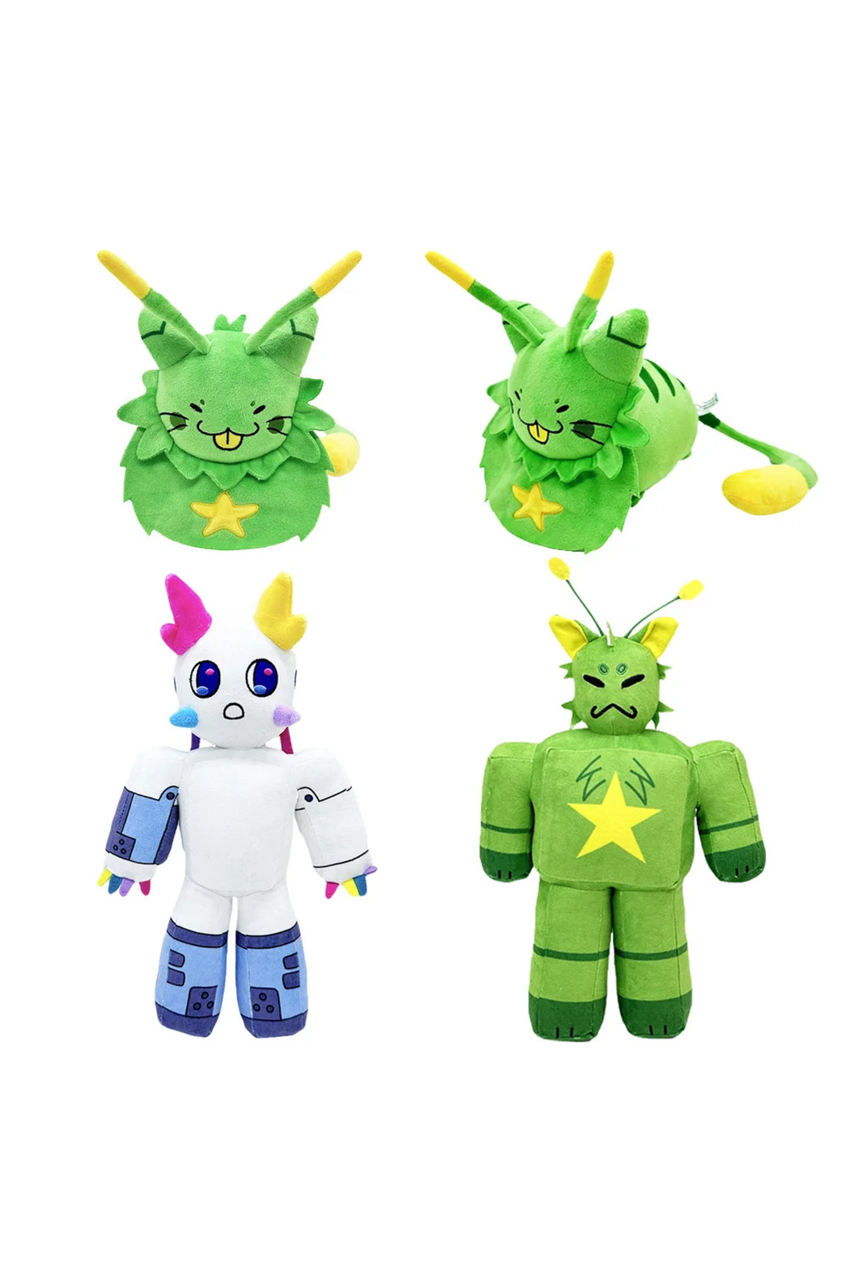 Choice-New 22-30cm Regretevator Gnarpy Plush Toy Cartoon Plush Toys Game Anime Green Cat Robot Plushies ... 8