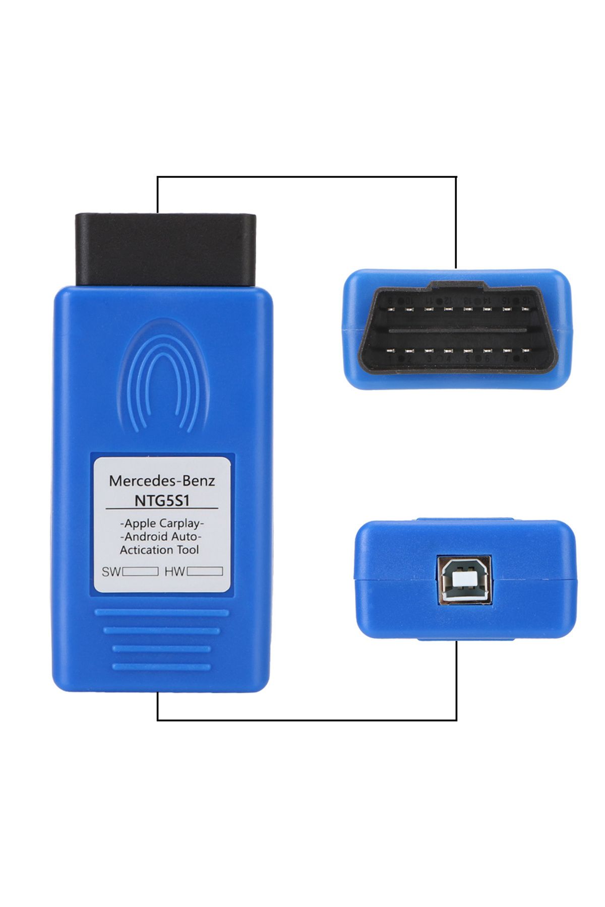 AINYSZIN-NTG5.1 S1 Scanner For Mercedes Benz W176 W246 W213 W117 W156 W166 W218 Class A B E CLA GLE Car OB... 4