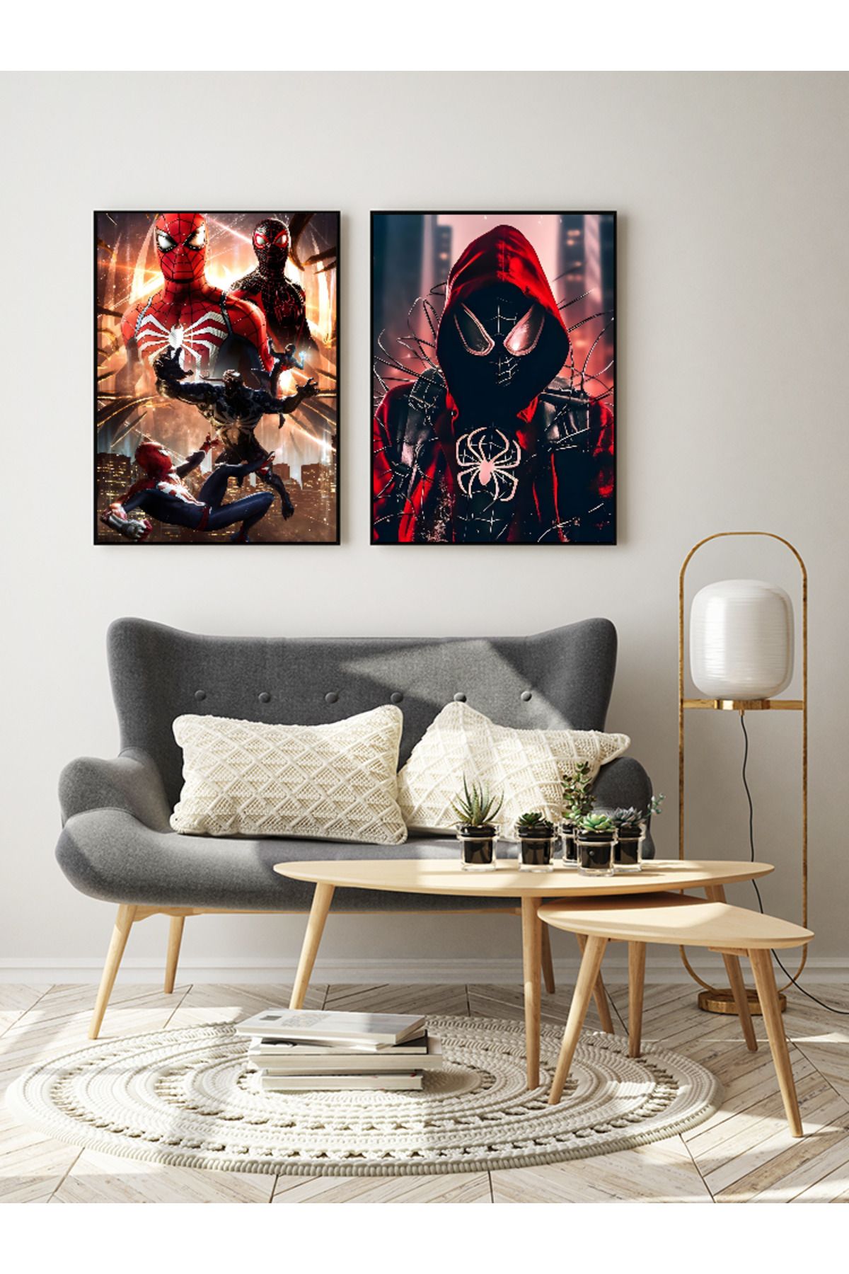 Choice-1PC Spider-Man Miles Morales Spiderman Poster Self-adhesive Art Waterproof Paper Sticker Coffee H... 8