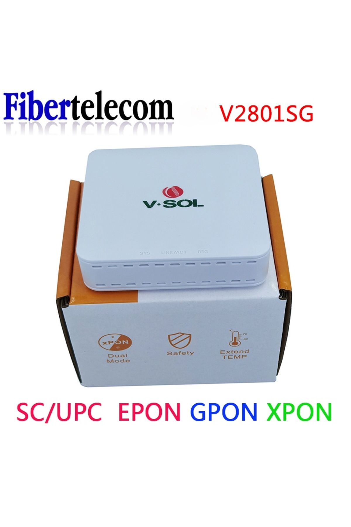 tapirapeco-VSOL ONT VS2801SG GPON Epon XPON FTTH Onu Modem 1GE terminal PPPOE ZTE chip VS2801SE Bridge Route... 2