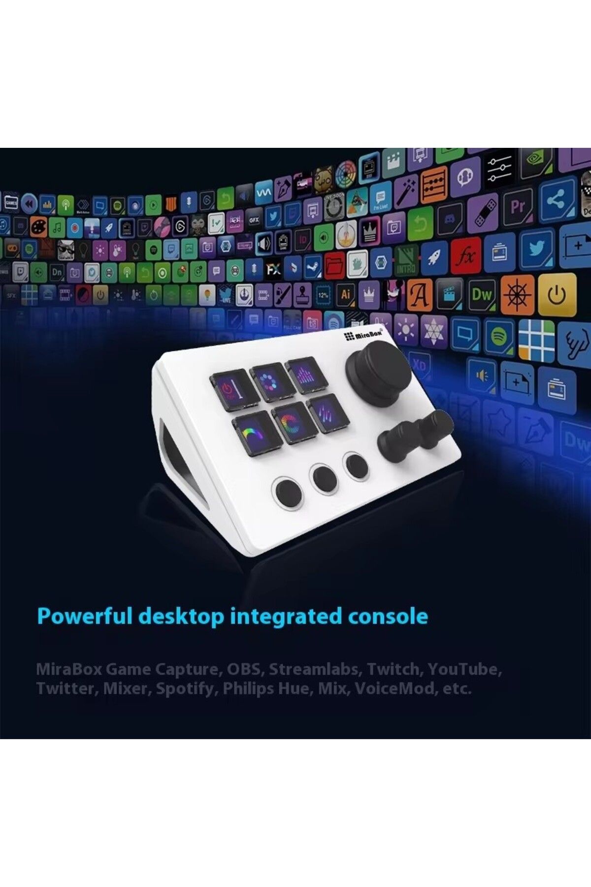 Choice-Mirabox N3 Streamdeck Keypad Screen Knob Customization Macro Mini Keyboard Visual Desktop Console... 3