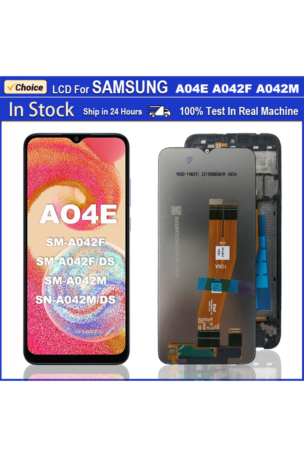 Choice-6.5" For Samsung Galaxy A04E LCD A042F A042M Display For Samsung SM-A04E LCD Display Touch Screen... 2