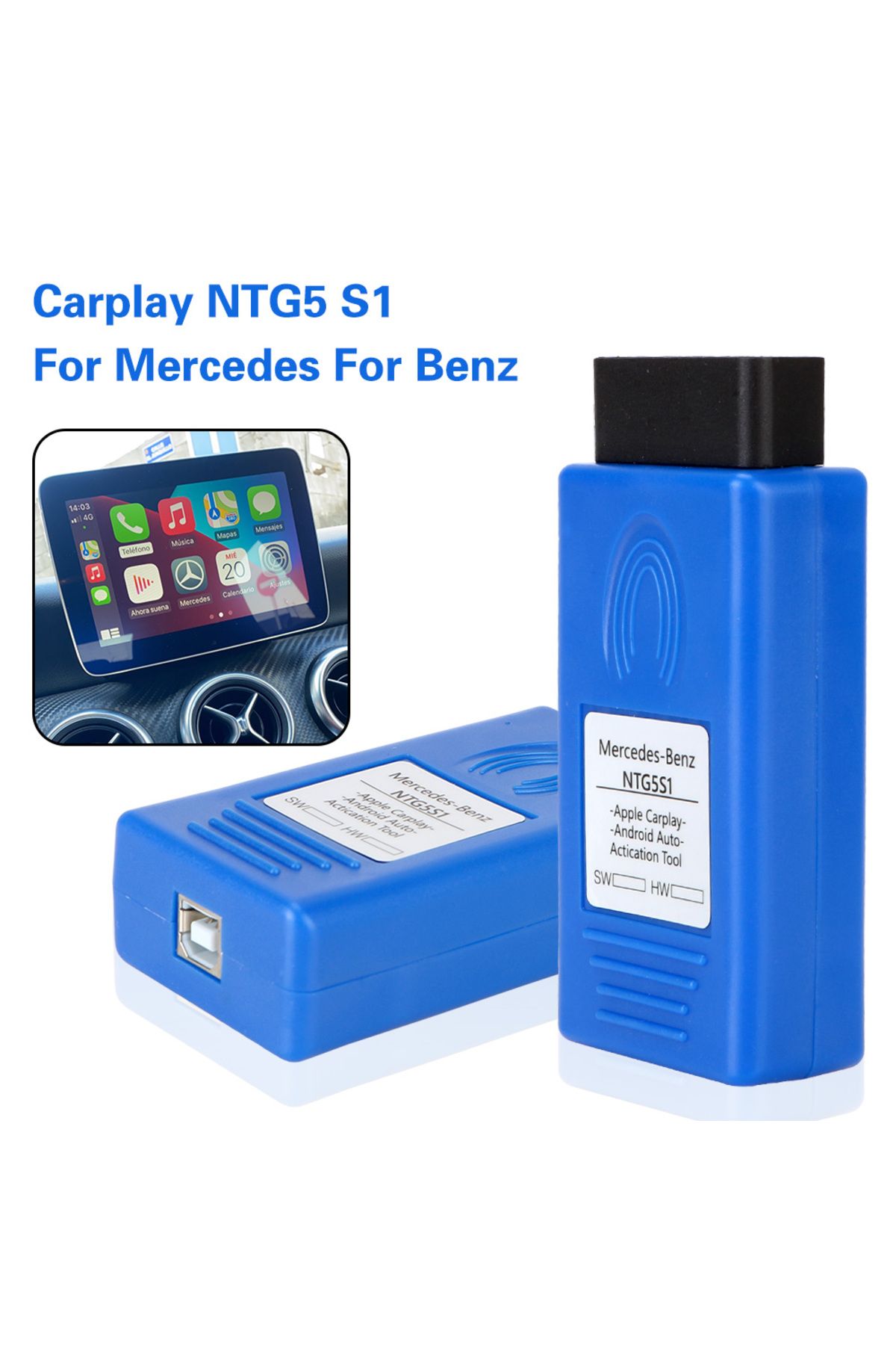 AINYSZIN-NTG5.1 S1 Scanner For Mercedes Benz W176 W246 W213 W117 W156 W166 W218 Class A B E CLA GLE Car OB... 2