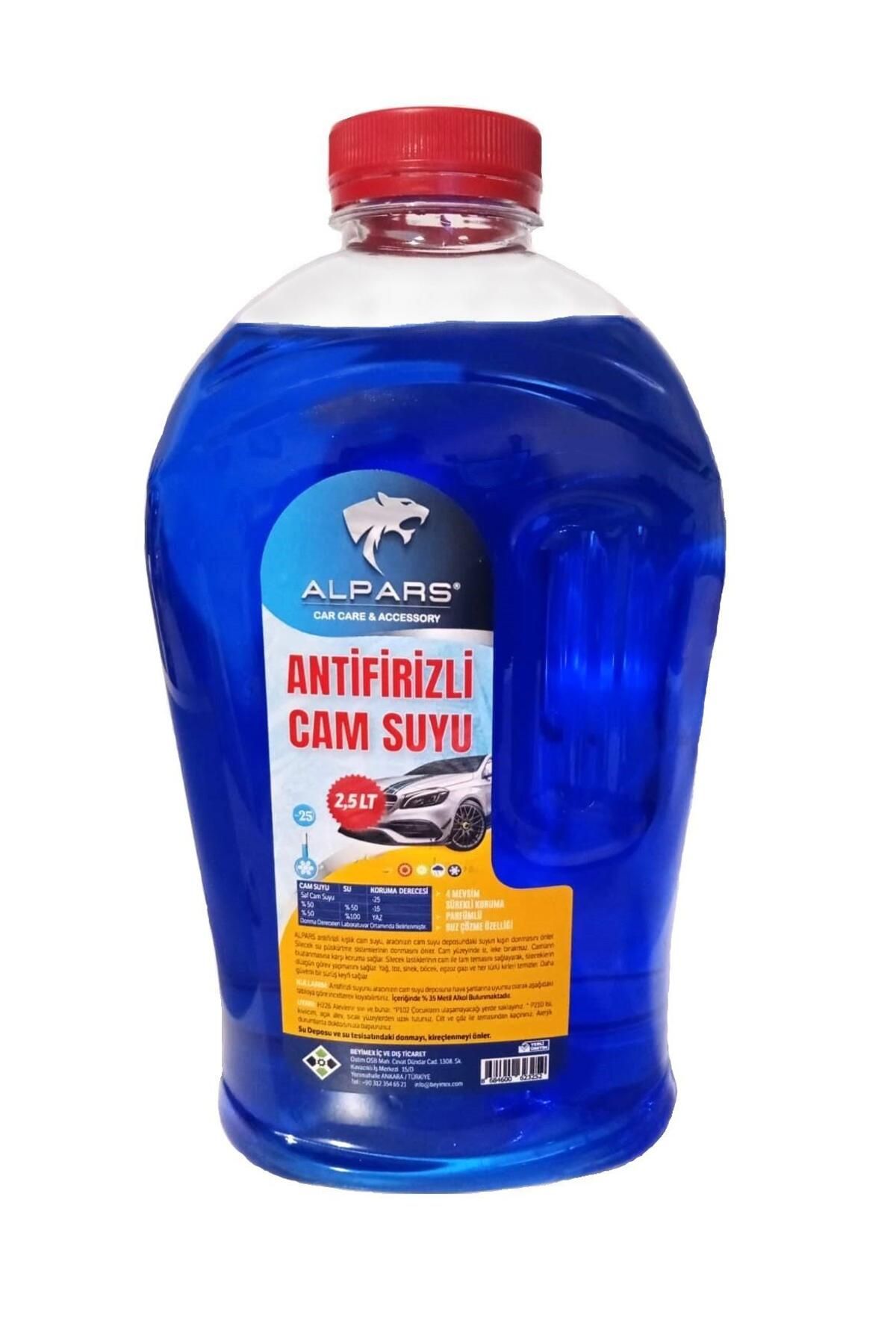 ALPARS Oto Cam Suyu 2,5 Lt Antifrizli Cam Suyu - 25 Derece