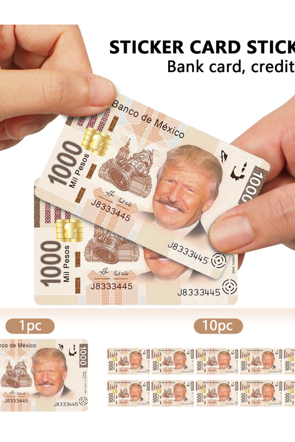 Choice-Magic Trump Funny Matte Hentai Money Blockbuster Stonks Credit Card Debit Card Skin Case Tape Sti... 8