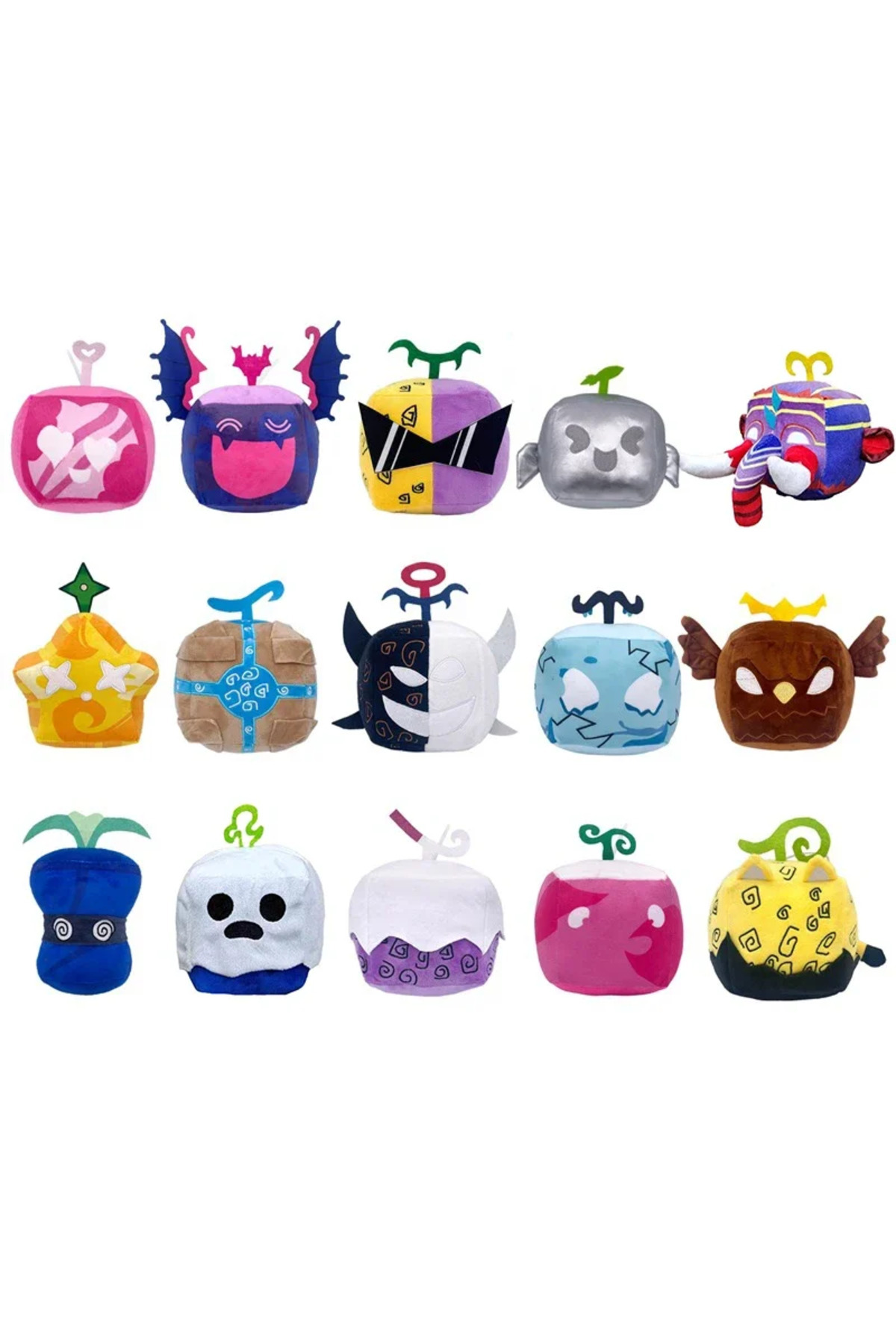 Choice-New Blox Fruits Anime Game Plush Toy Fruit Leopard Pattern Box Plushies Toys Devil Fruit Soft Stu... 8