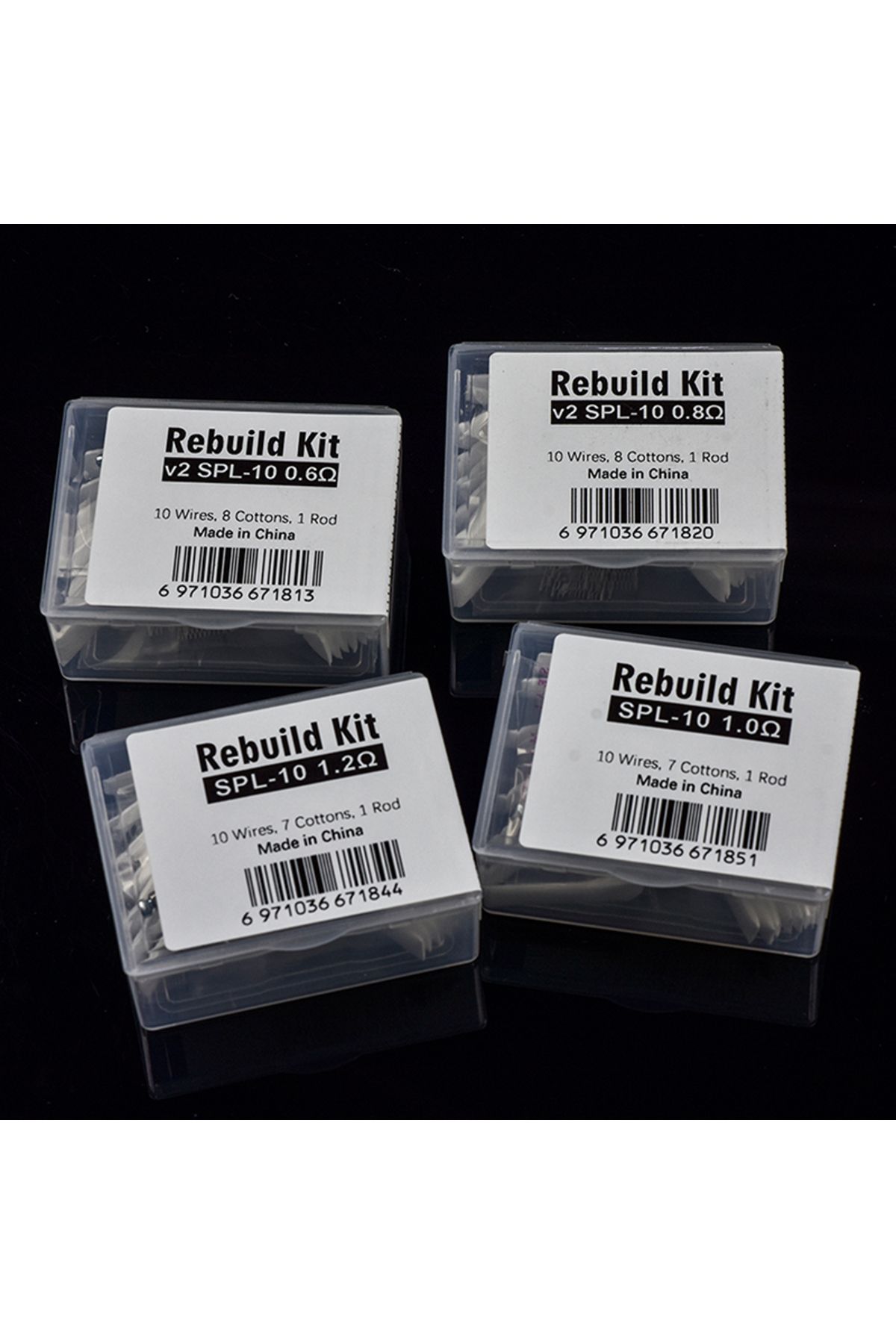 Choice-1Set DIY Rebuild Kit V2 Spl-10 0.6/0.8ohm Spl-10 1.0/1.2ohm Mesh Coil Resistance Wire Replacement... 2