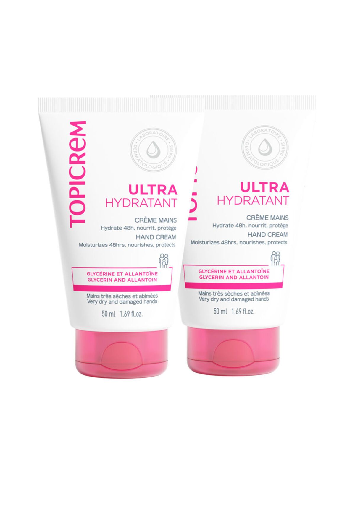 Topicrem-Ultrafeuchtigkeitsspendende Handcreme Von Uh, Packung 2 X Topicrem 50 ml 1