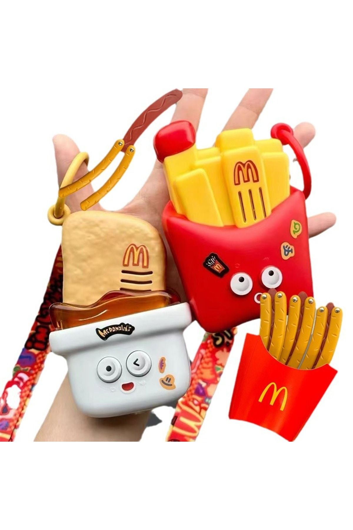 Choice-New Mcdonalds Toys Interphone Intercom Chicken Mcnuggets Chips Cartoon Wireless Pager Toy For Chi... 6