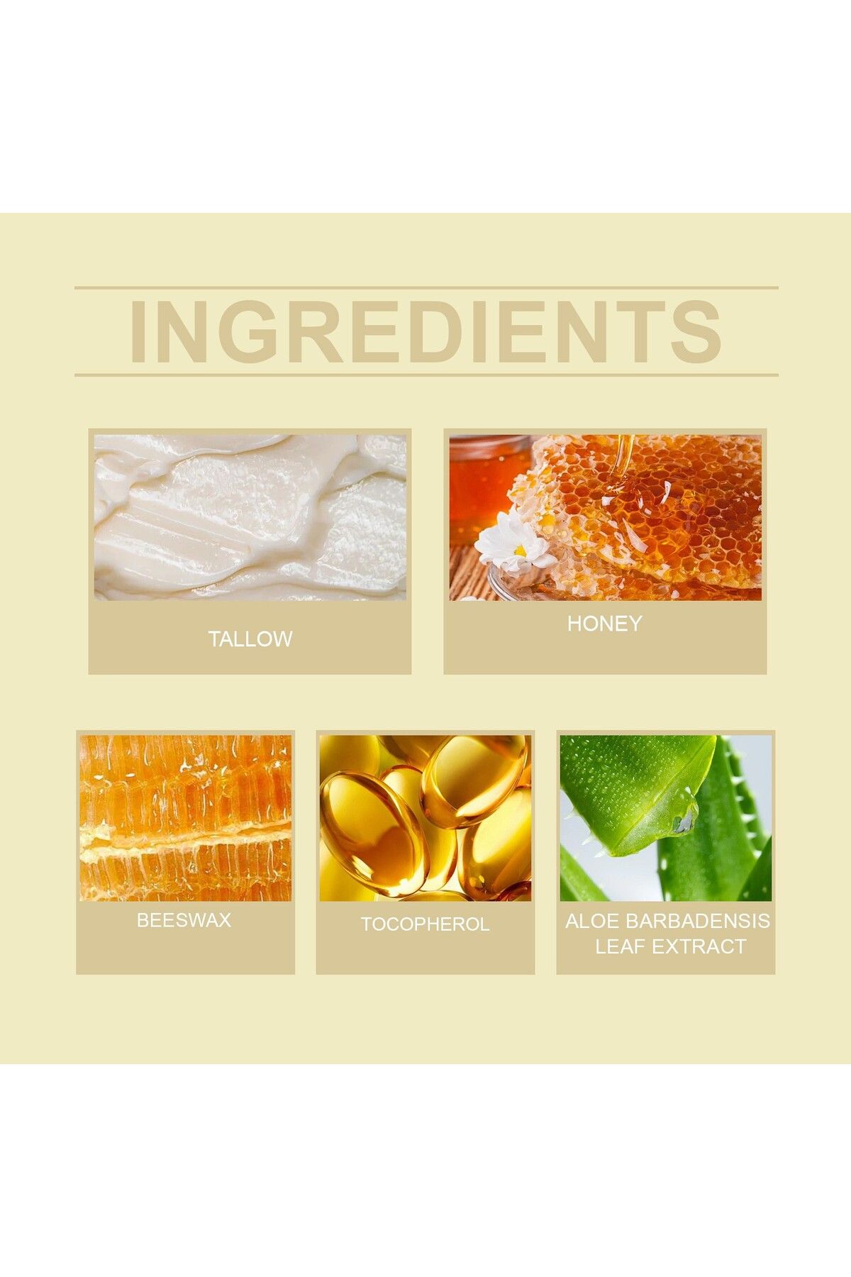 Choice-Beef Tallow For Skin, Tallow And Honey Cream, Organic Beef Tallow Balm For Face Moisturizer With ... 5
