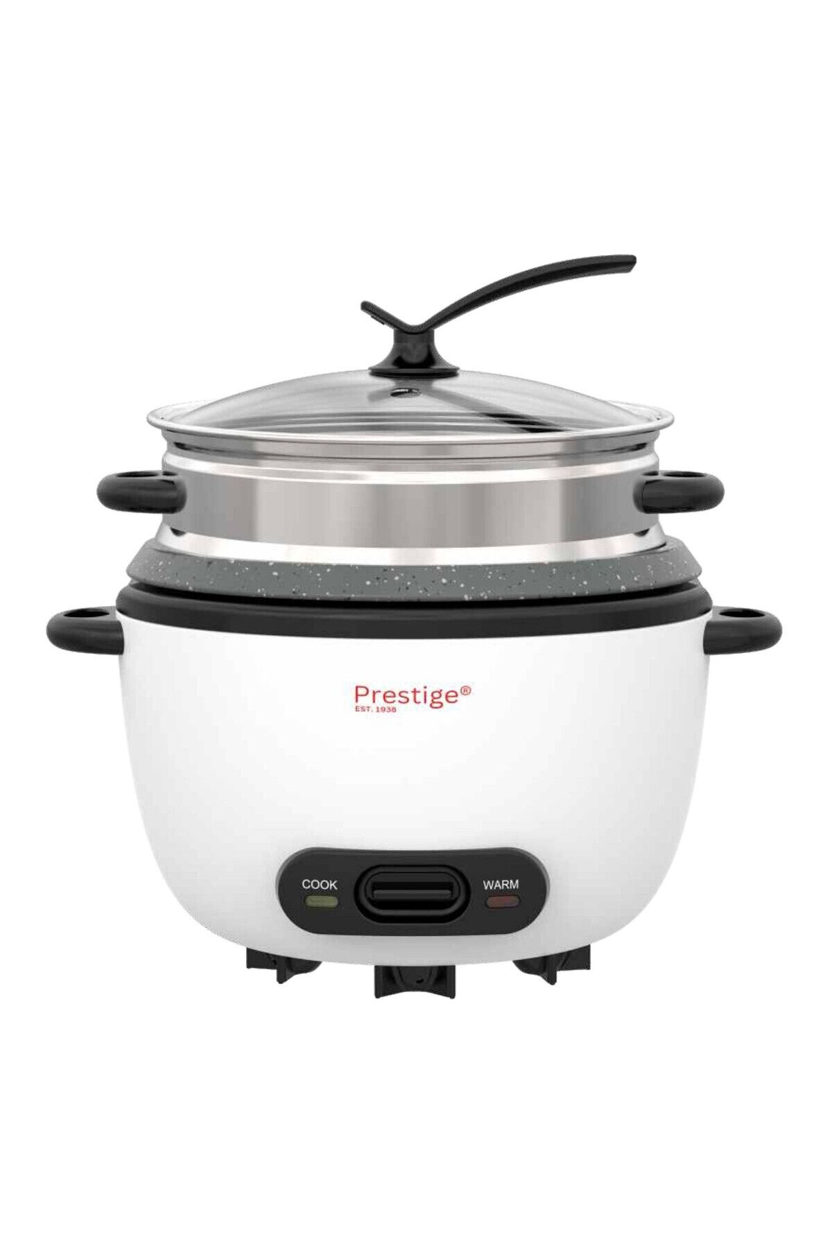 Prestige-Automatic Rice Cooker 1.8 L | 3 In 1 Function, Glass Lid With Cool Touch - Pr81528 4