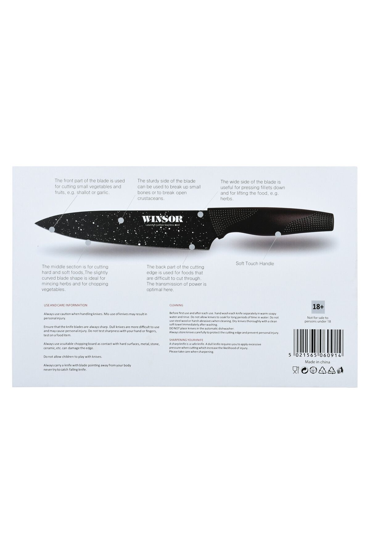Winsor-6 Pcs Non Stick Knife Set 3