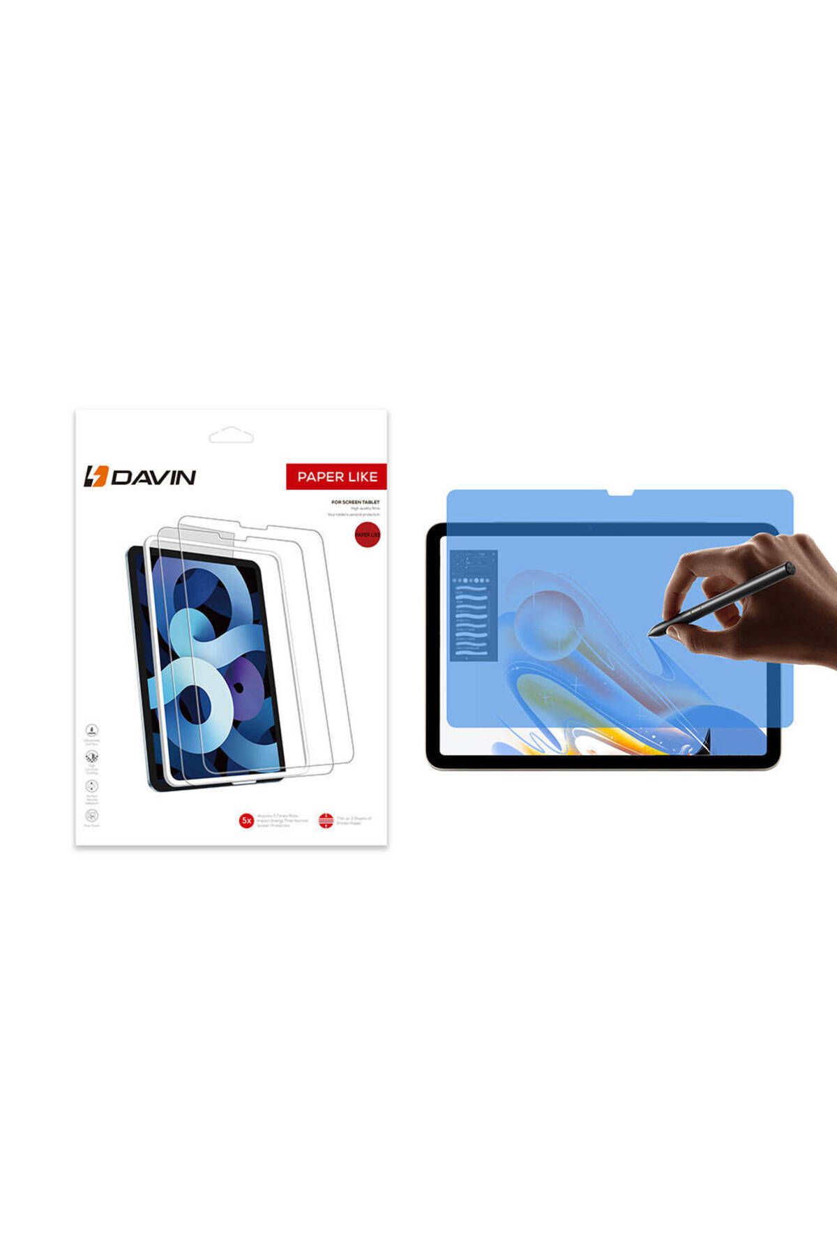 System Com iPad Pro 11 2024 Kağıt Hisli Mat Davin Paper Like Ekran Koruyucu