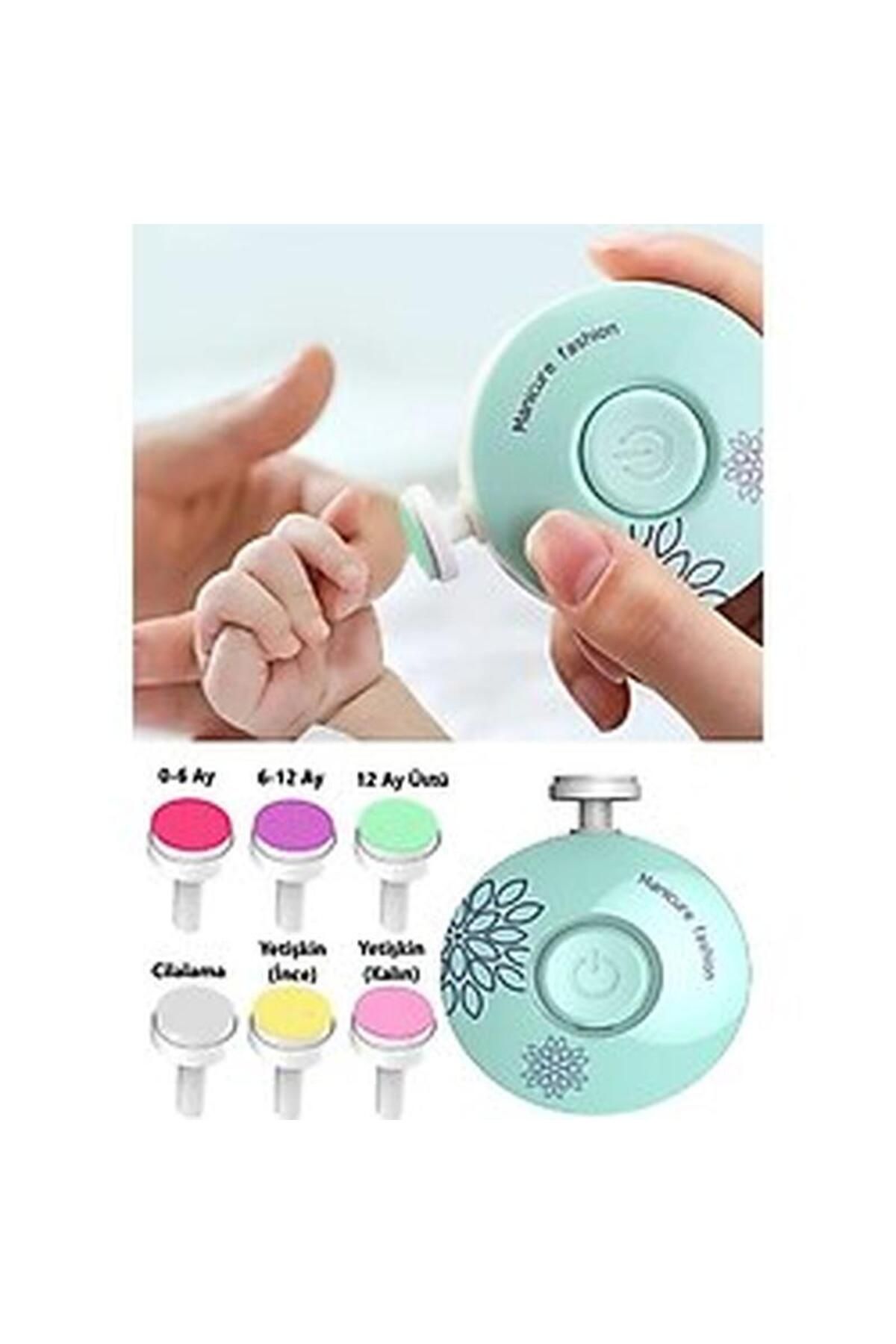 Busstier-Baby Nail Care Kit with 6 Heads - Electric & Quiet Manicure Kit, for Infant & Adult 3