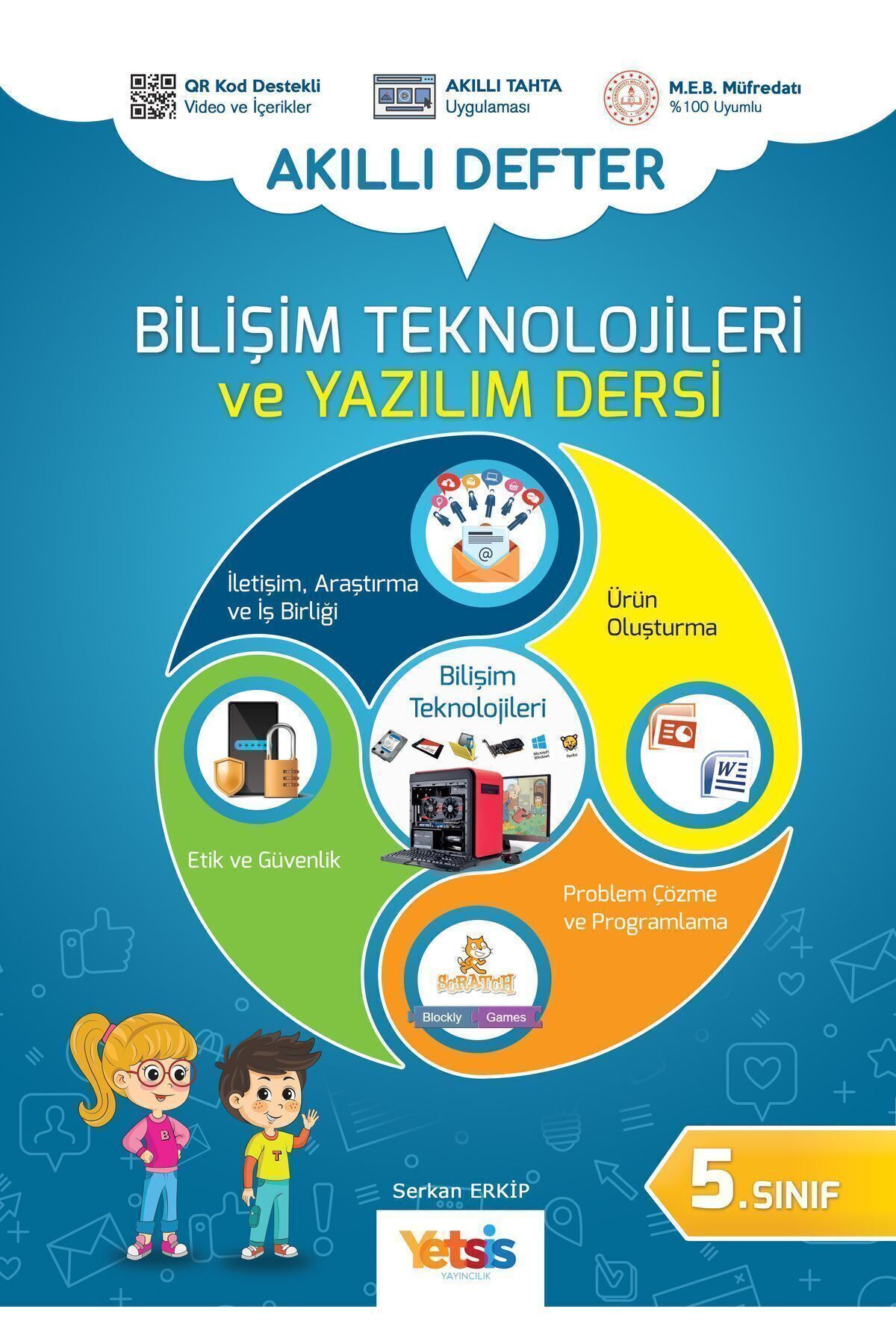 Yetsis Yayınları Yetsis Akıllı Defter 5. Sınıf Bilişim Teknolojileri Ve Yazılım Dersi