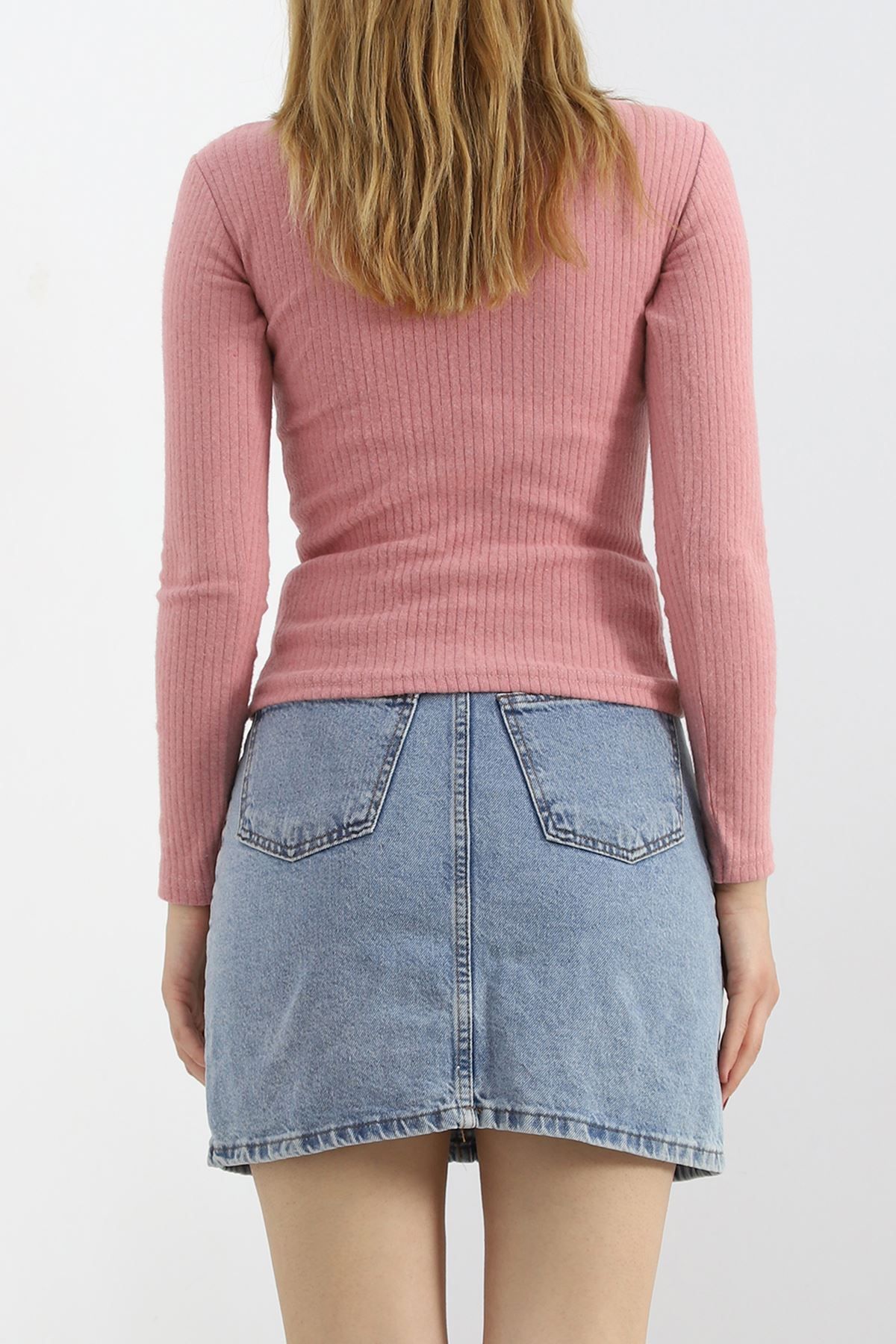 recepion-Dried Rose Turtleneck Bodysuit 6