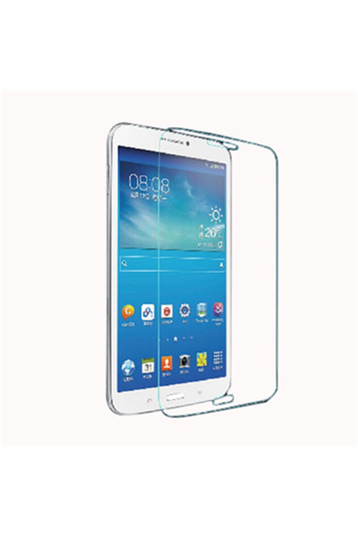 Nettech-Samsung Galaxy T210 Tab 3 7.0 Compatible Front Protection Glass Screen Protector 1