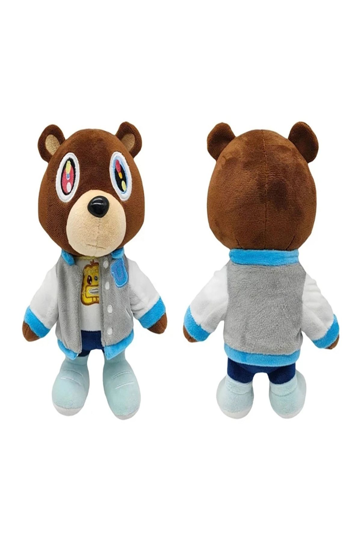 Choice-26cm Kawaii Kanye Dropout Bear Teddy Bear Plush Toys Kanye West Graduation Soft Stuffed Home Room... 8