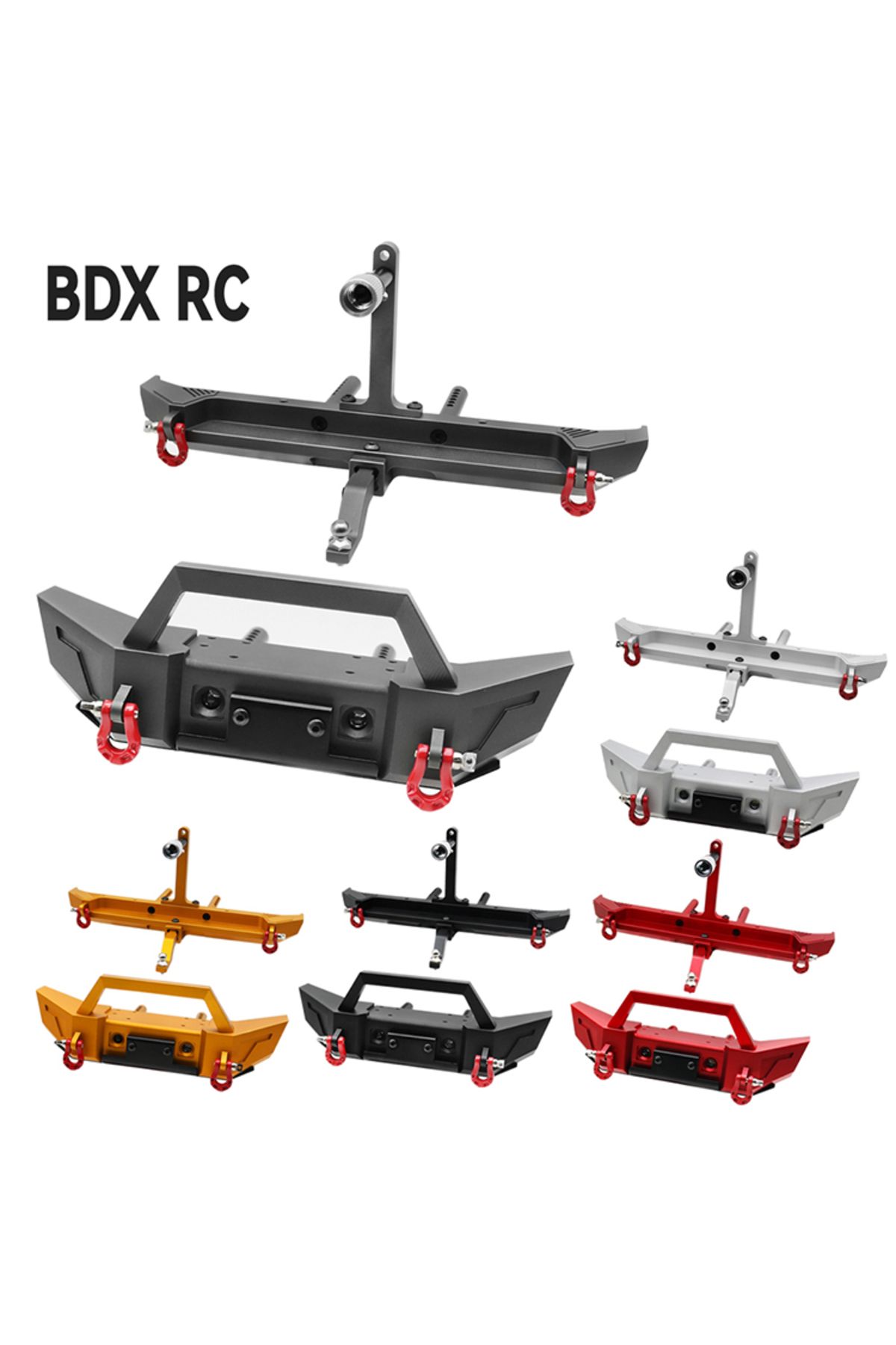 Choice-1/10 RC Crawler Axial SCX10 iii AXI03006 Jeep Gladiator JLU Wrangler Upgrade Parts Metal Front Re... 8