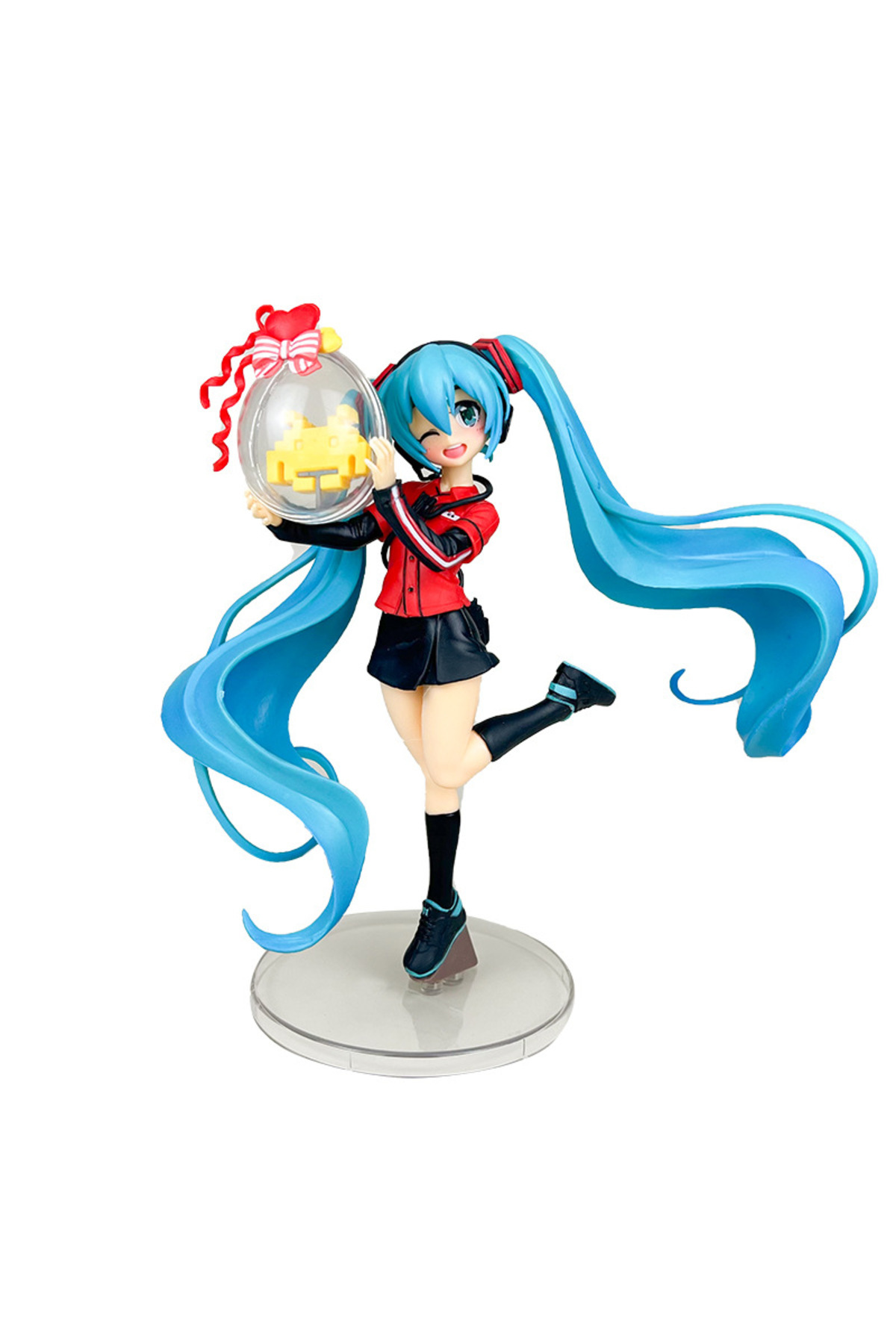 Choice-New scene TAiTO Hatsune miku hand-run youth Pig head Youth Game Center uniform Hatsune model display 8