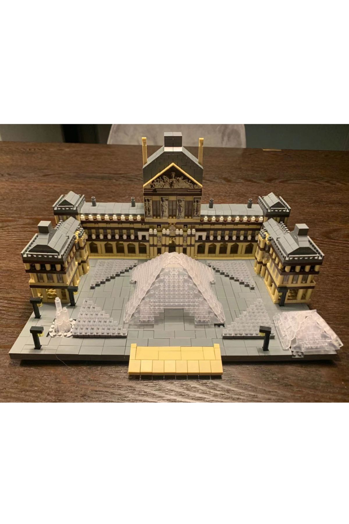 Mitty-Lezi 8040 World Architecture Mini Building Blocks Paris Louvre Museum 3D Model DIY Diamond Bricks... 5