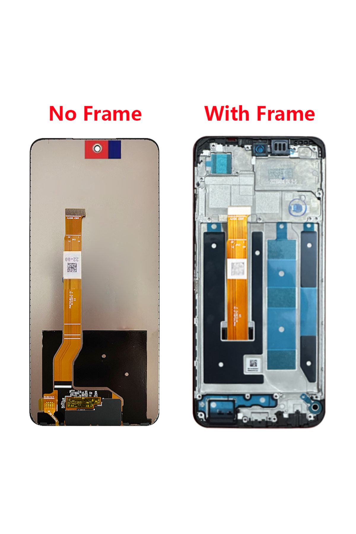 Choice-Screen With Frame For Realme C55 RMX3710 LCD Display Touch  Pantalla Digiziter Assembly Screen Re... 4