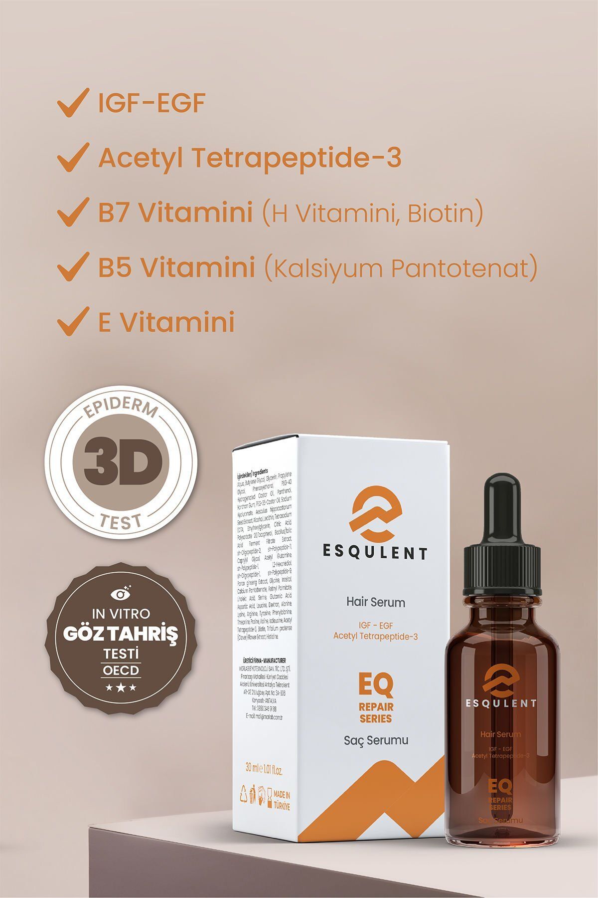 Esqulent Saç Dökülme Karşıtı Serum 30 ml-3