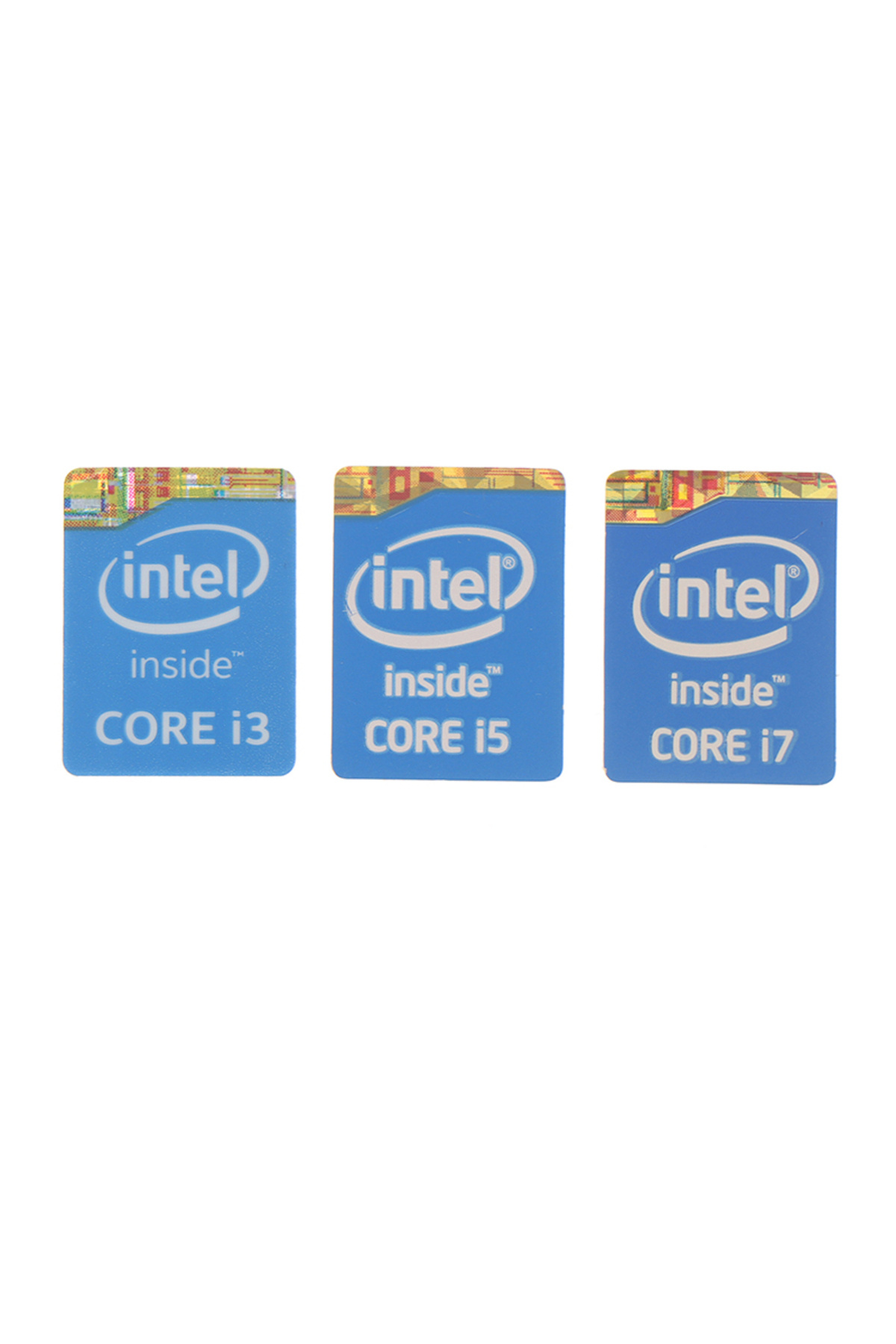 Choice-5Pcs 4th Generation Intel Core I3 I5 I7 Sticker Label Notebook Decoration 4