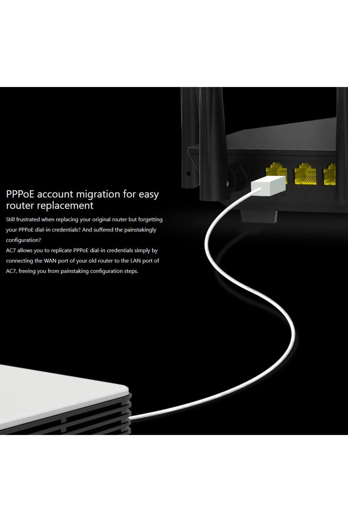 Tenda-AC7 Dual Band Wireless AC1200 Router Wifi Range Repeater with 5*6dBi High Gain Antennas Wid... 6