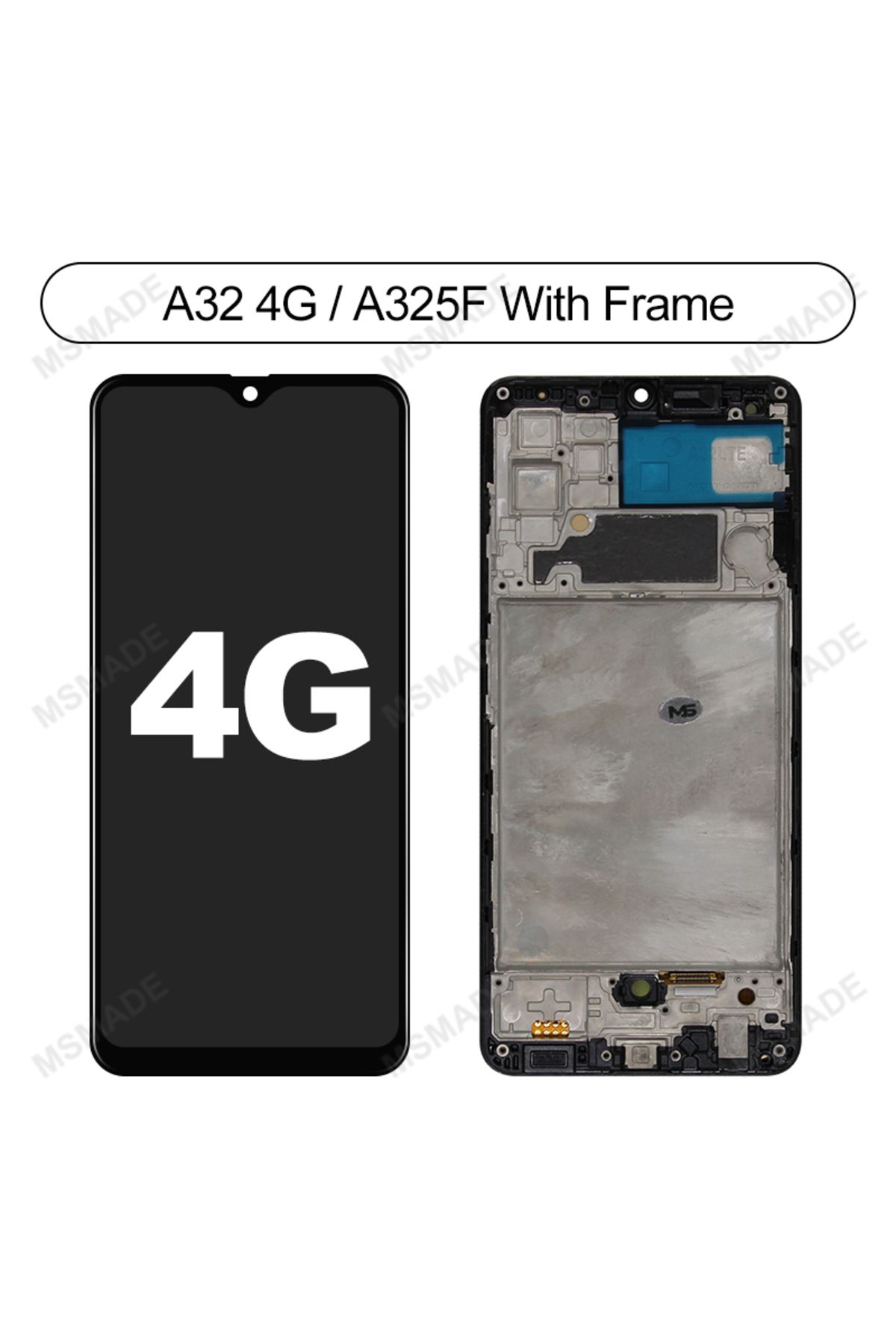 MSMADE-شاشة لمس بديلة 4g مع إطار Amoled لهاتف Samsung Galaxy A32 4g Lcd Sm-a325f Sm-a325m 1