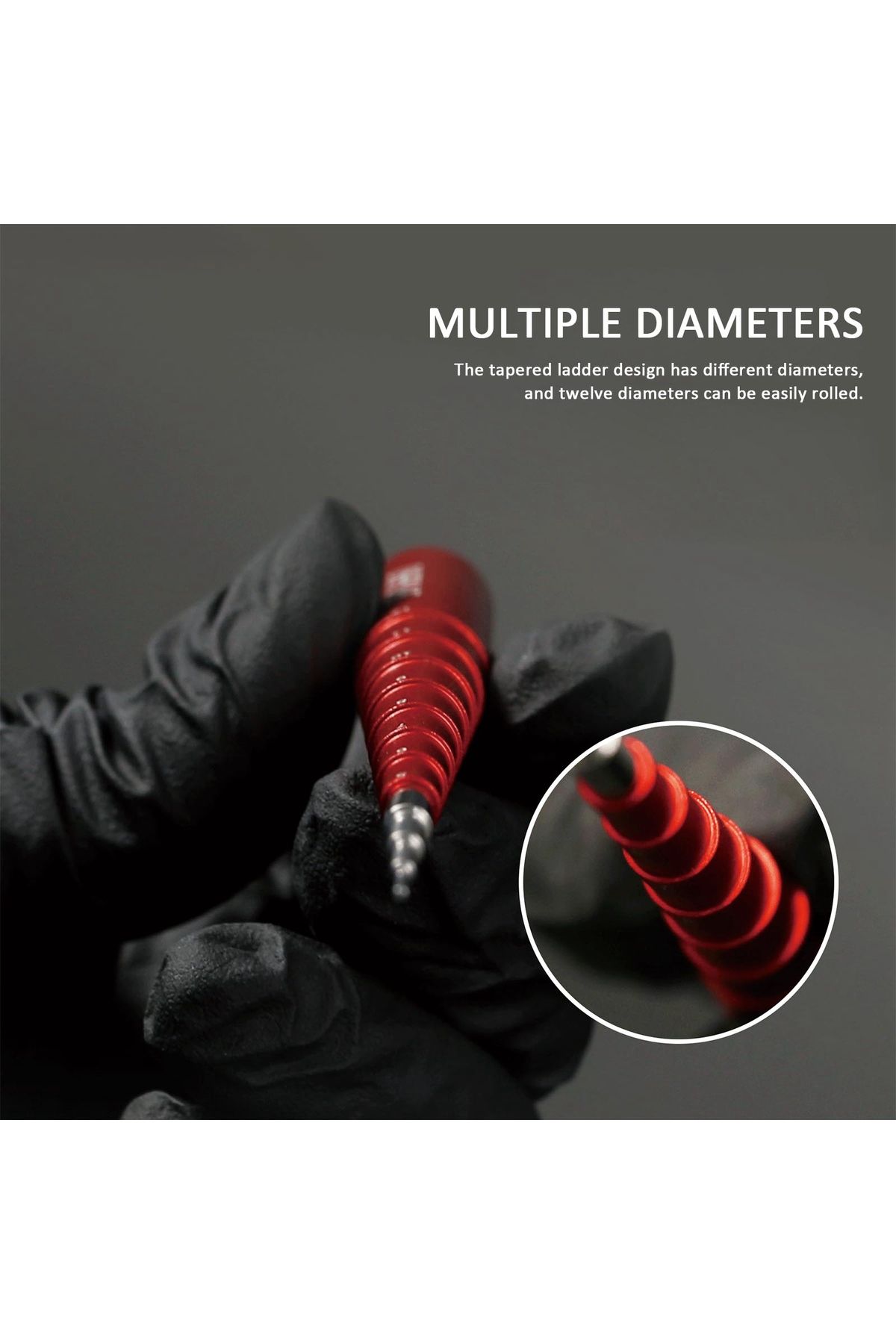 DSPIAE-AT-CR Stepped Wire Roller  Winder Reel Port Multi-segment Reel with Scale Model Tool Sprin... 4