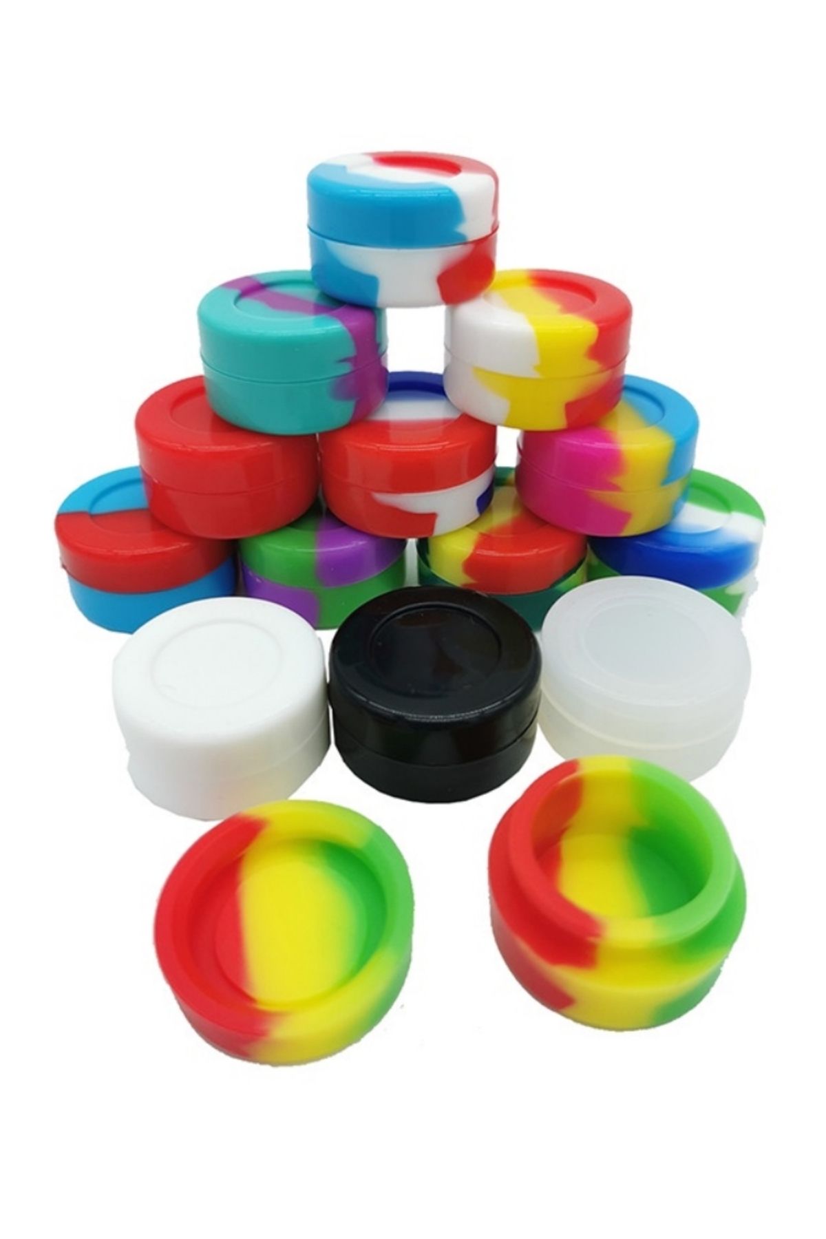 Choice-5/26ML Silicone Multi-purpose Storage Boxes with Lid Pill Capsule Cream Small Objects Holder Mini... 8