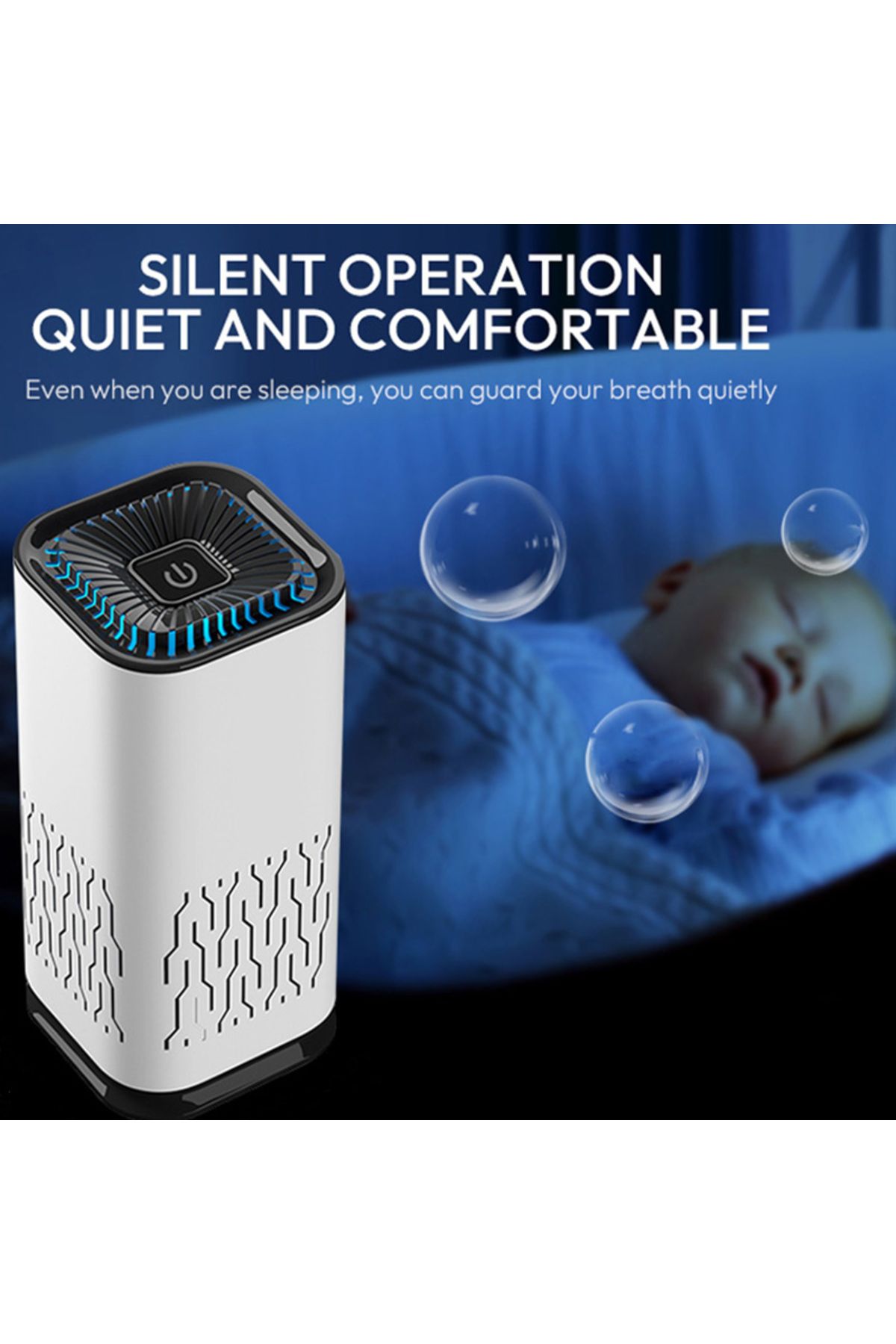 Choice-Car Portable Air Purifier Air Cleaner For Home Car Hepa Filters Low Noise Air Purifier Desktop Fo... 7