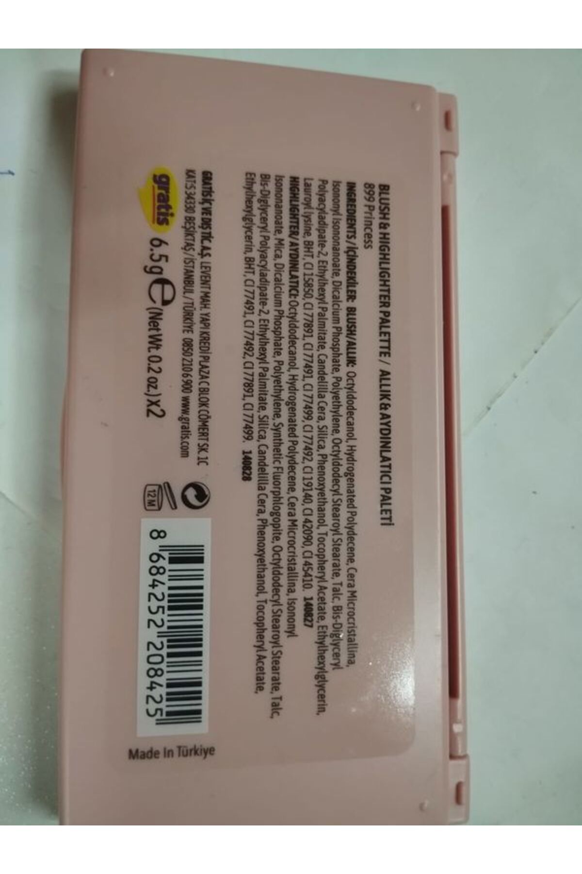 lykd-Cranglam Blush Palette Blush and Lightening Pallet Blush and Highlighter Pallet Mirror 3