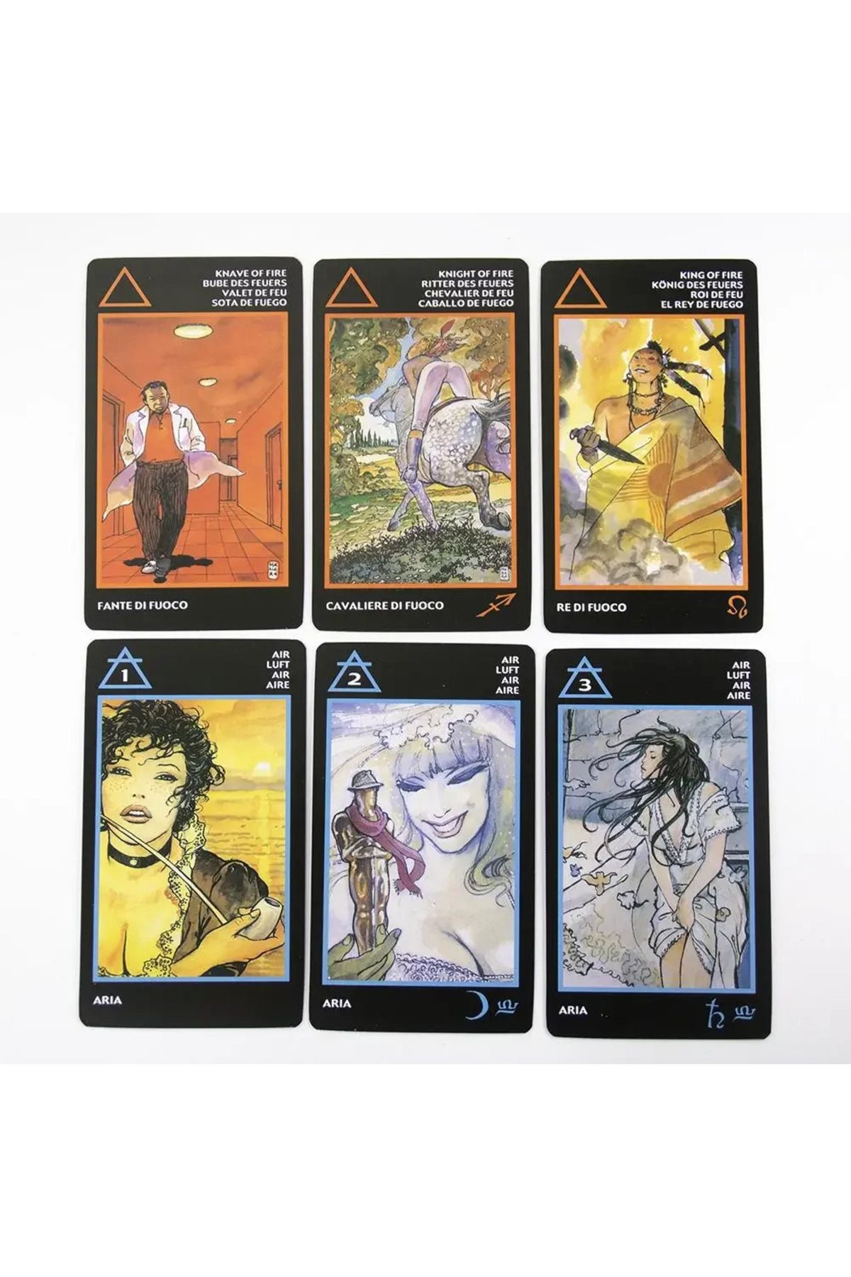 Choice-Manara Tarot Deck In A Tin Box Gilded Edge for Fortune Telling Game Card 78pcs 6