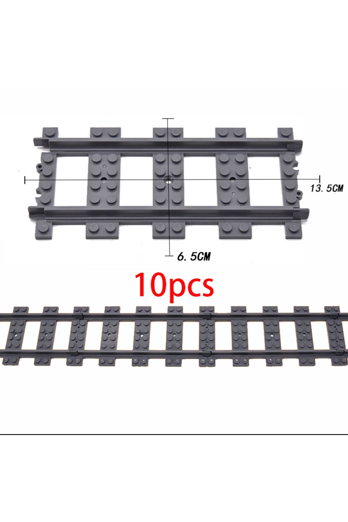 Mitty-City Train Station Platform Traffic Light Cave Flyover Tracks Straight Curved Rails Building Bloc... 1