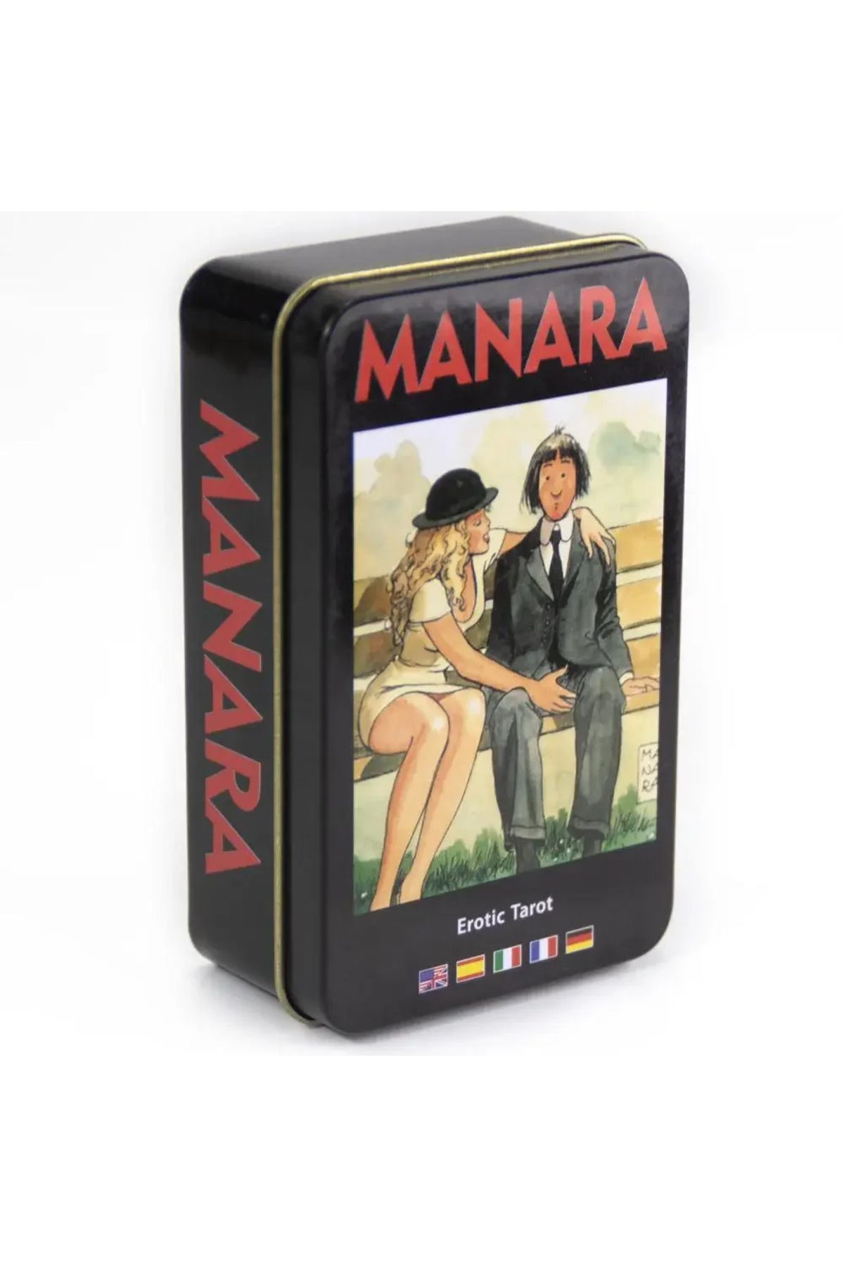 Choice-Manara Tarot Deck In A Tin Box Gilded Edge for Fortune Telling Game Card 78pcs 3
